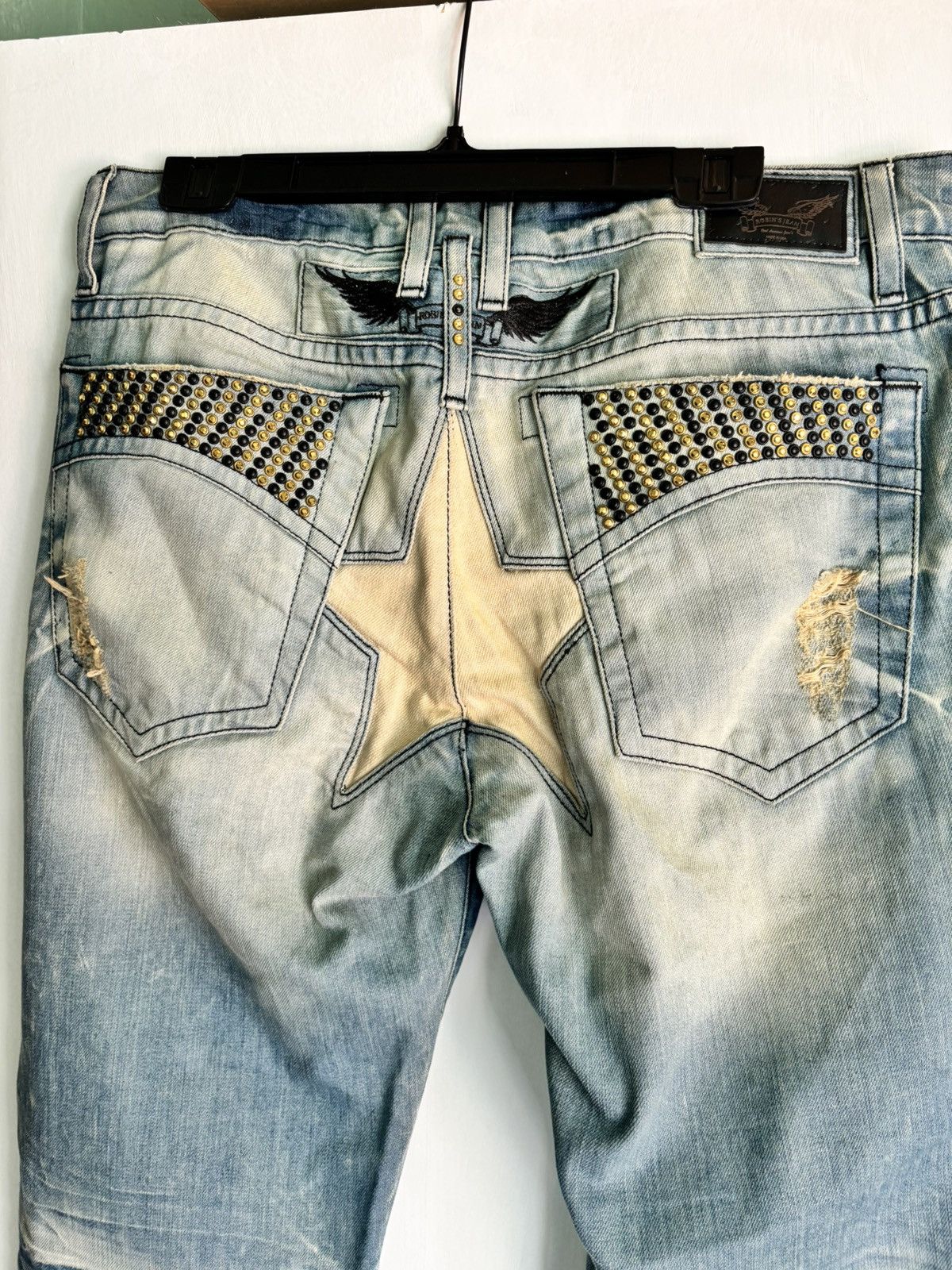 Robins Jeans ROBIN’S JEAN (STAR / Straight) Ultra Rare size 34 Size US 34 / EU 50 - 4 Thumbnail