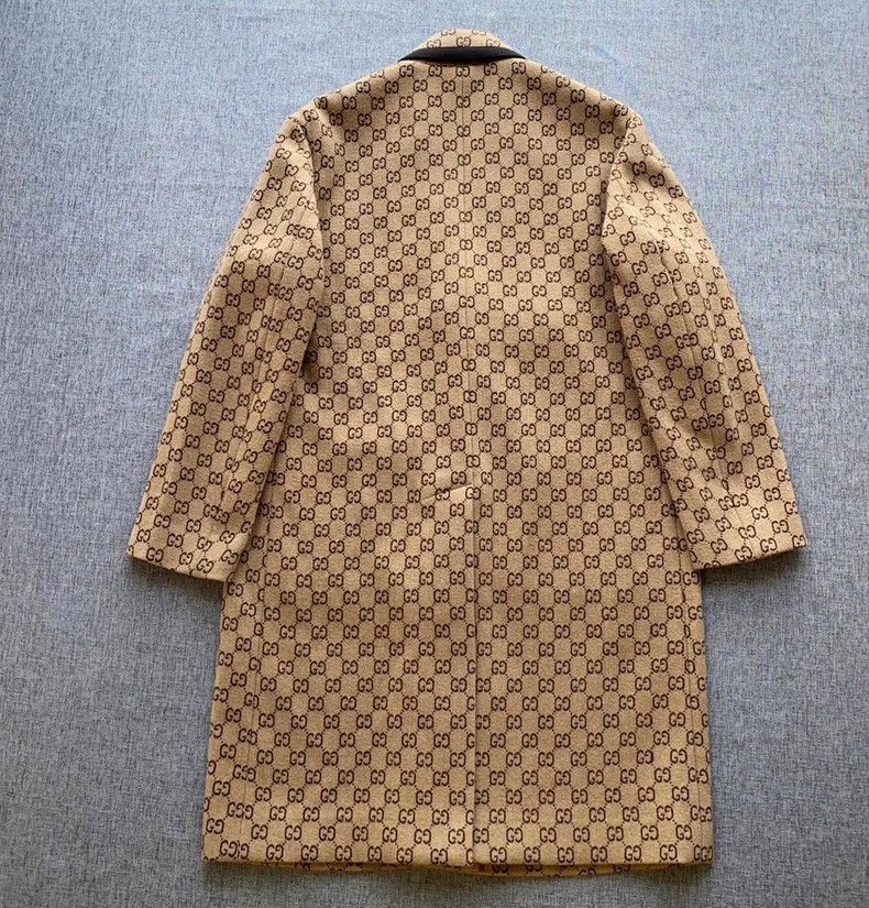 Gucci Gucci GG Print Button Coat for Men-2505 Size US L / EU 52-54 / 3 - 3 Thumbnail