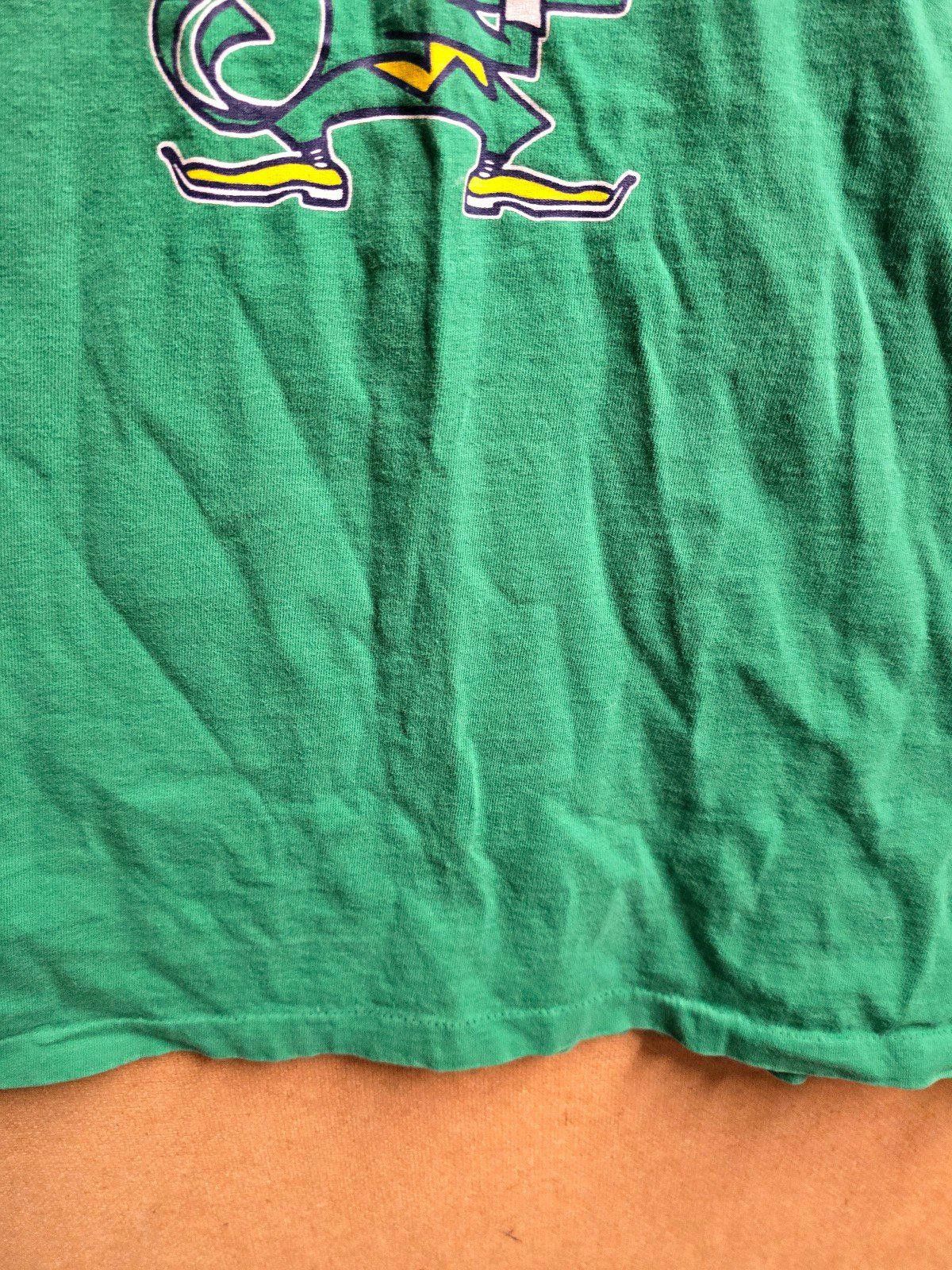 NCAA Vintage Notre Dame Fighting Irish XL Single Stitch Made USA Size US XL / EU 56 / 4 - 7 Thumbnail