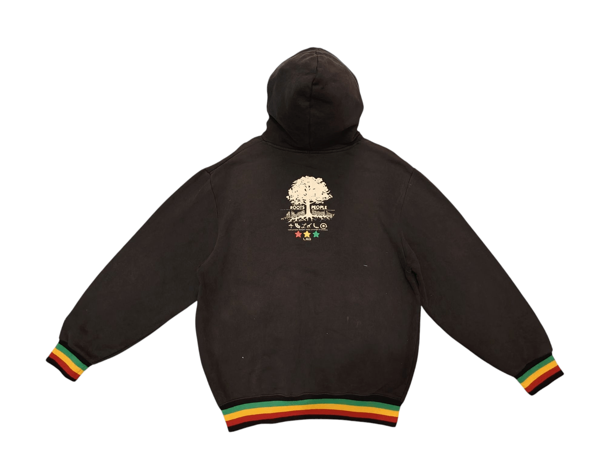 LRG Distressed Thrashed Sun faded Rare LRG True Heads Hoodie Size US L / EU 52-54 / 3 - 17 Thumbnail