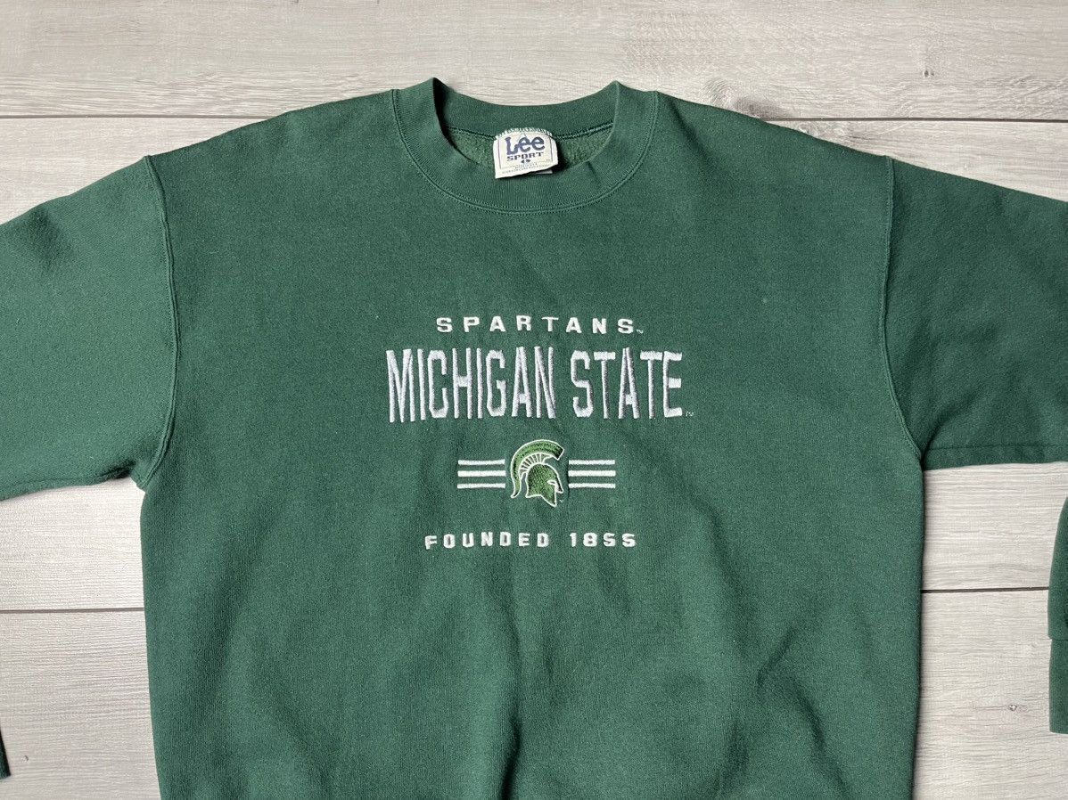 Lee Vintage Lee sweatshirt Spartans Michigan State size Large Size US L / EU 52-54 / 3 - 3 Thumbnail
