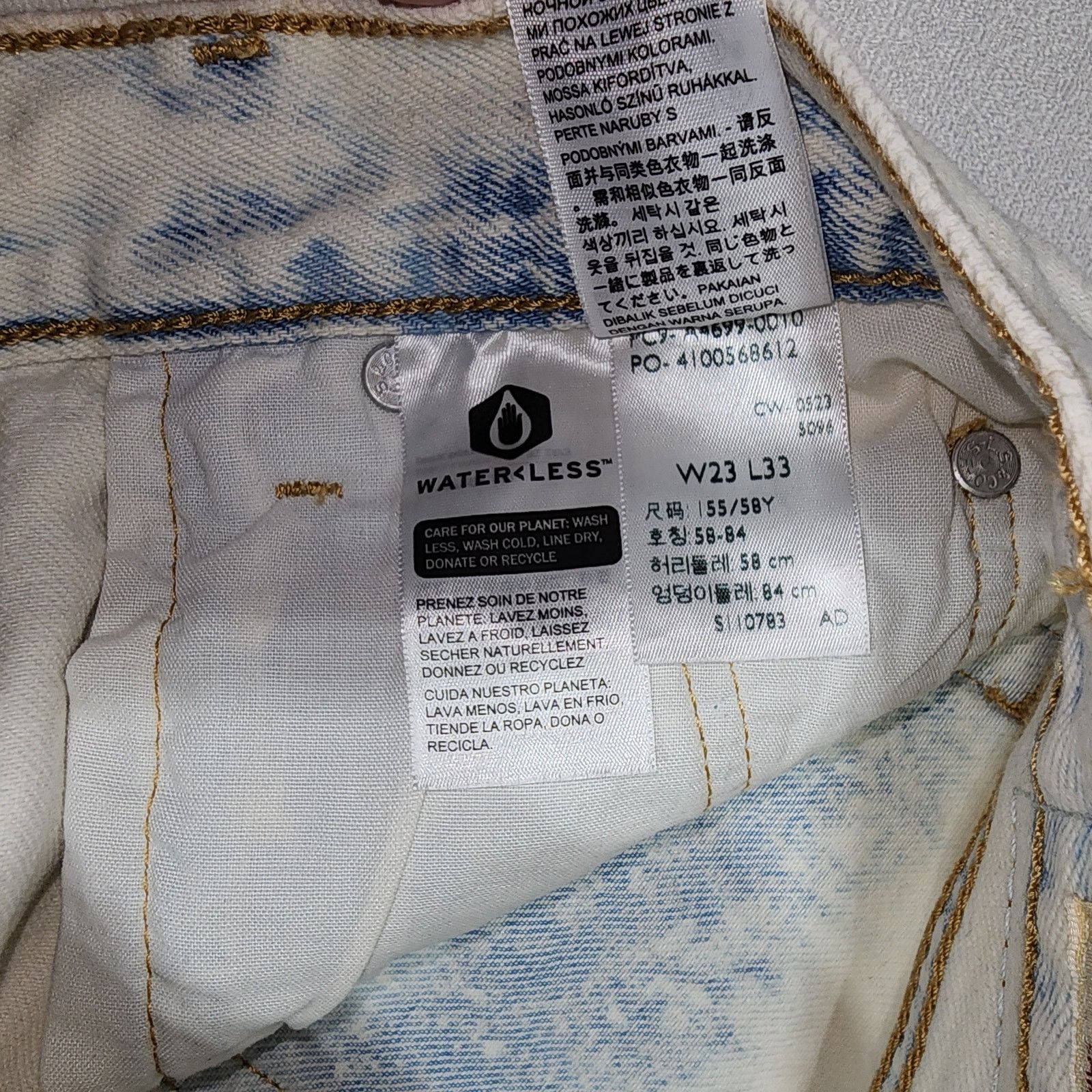 Levi's Levi's 501 original W23'' x L40'' women's jeans-button fly Size 23" - 7 Thumbnail