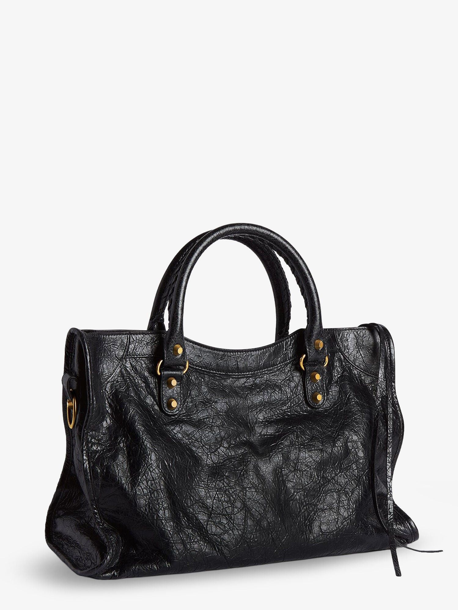 Balenciaga Le City M Leather Shoulder Bag Size ONE SIZE - 1 Thumbnail