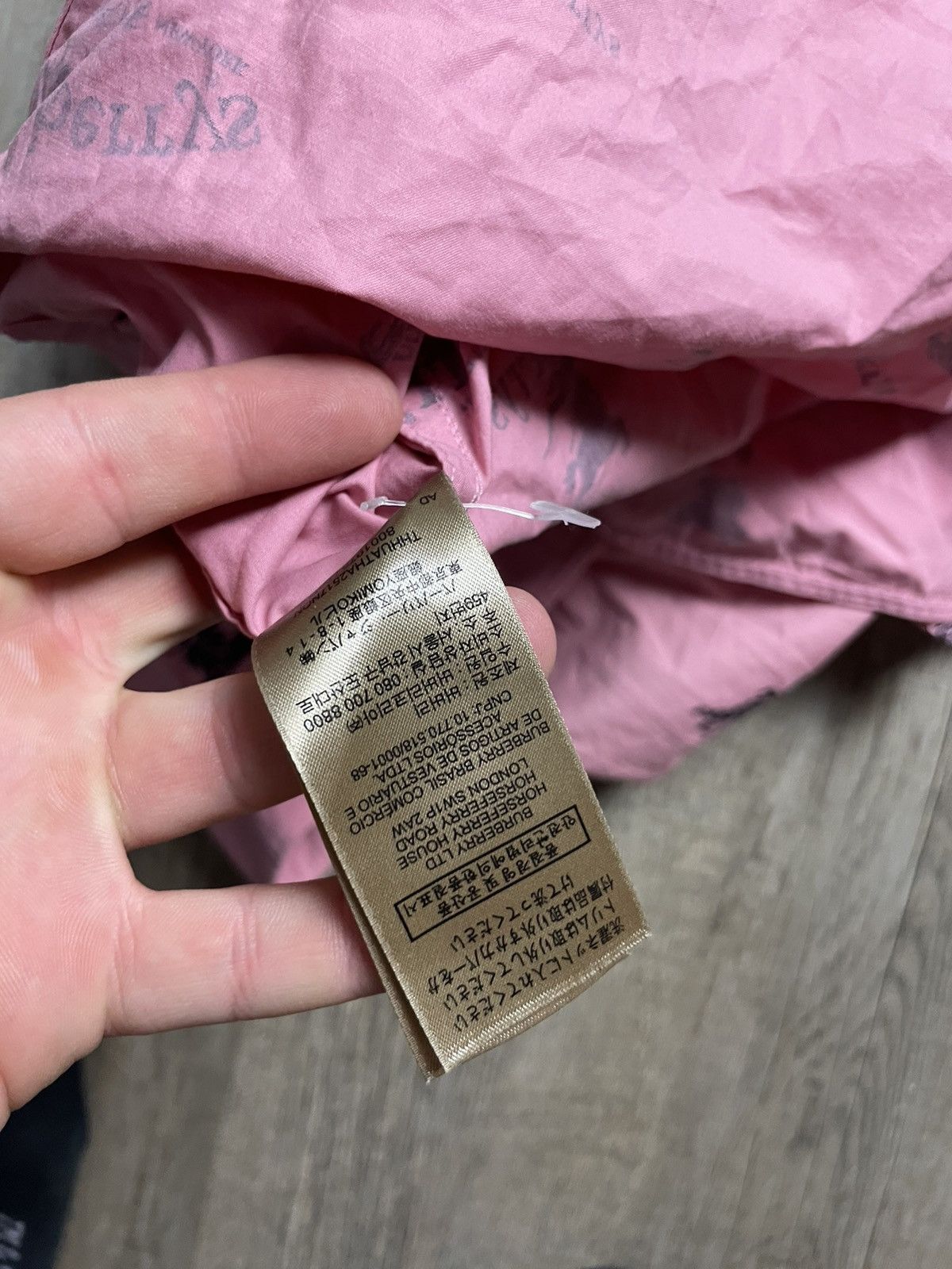Burberry Burberry sport all over logo print shirt pink Size US XL / EU 56 / 4 - 4 Thumbnail