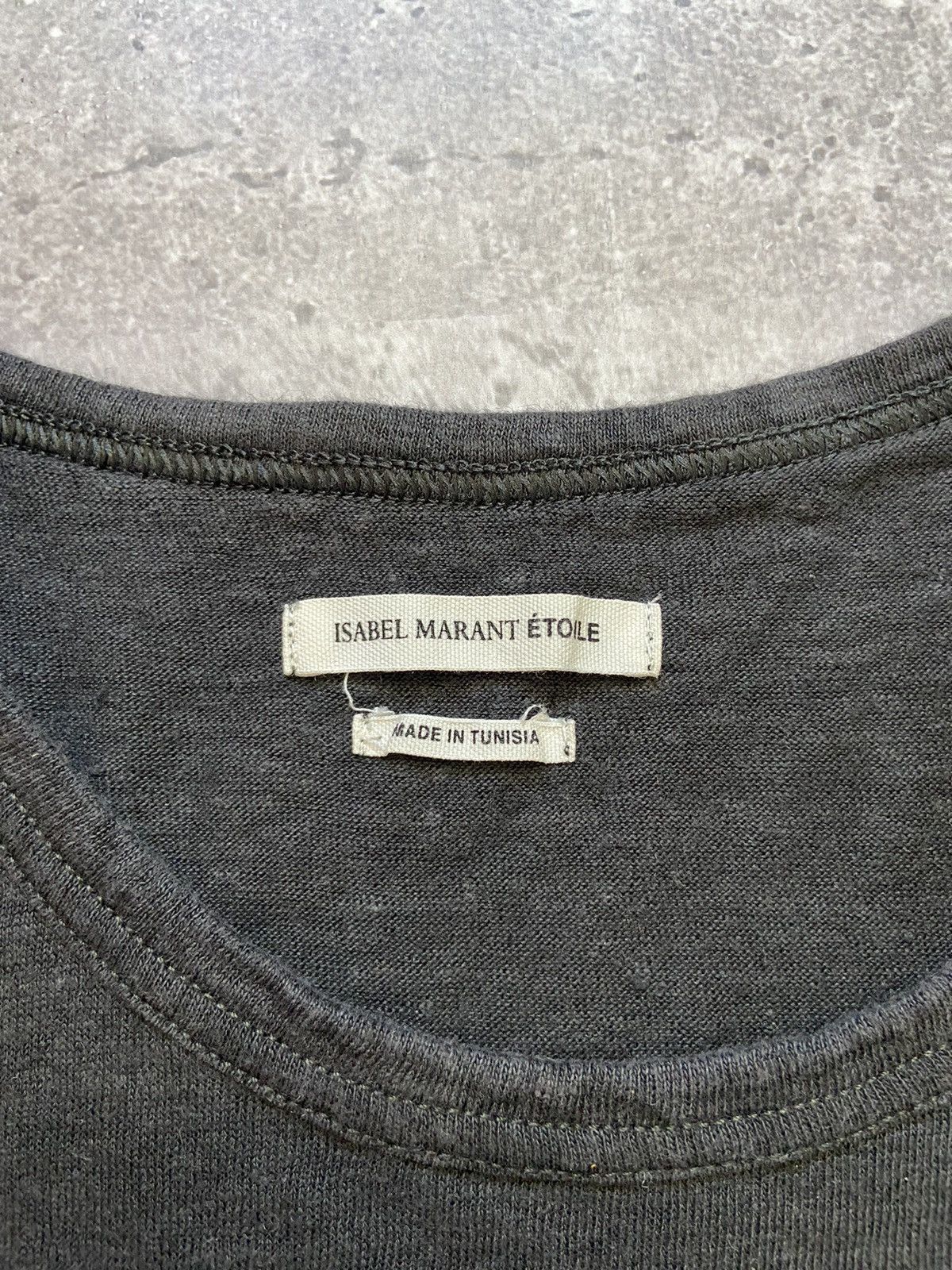 Isabel Marant Etoile Isabel Marant Etoile linen luxury designer big logo tee Size US M / EU 48-50 / 2 - 3 Thumbnail