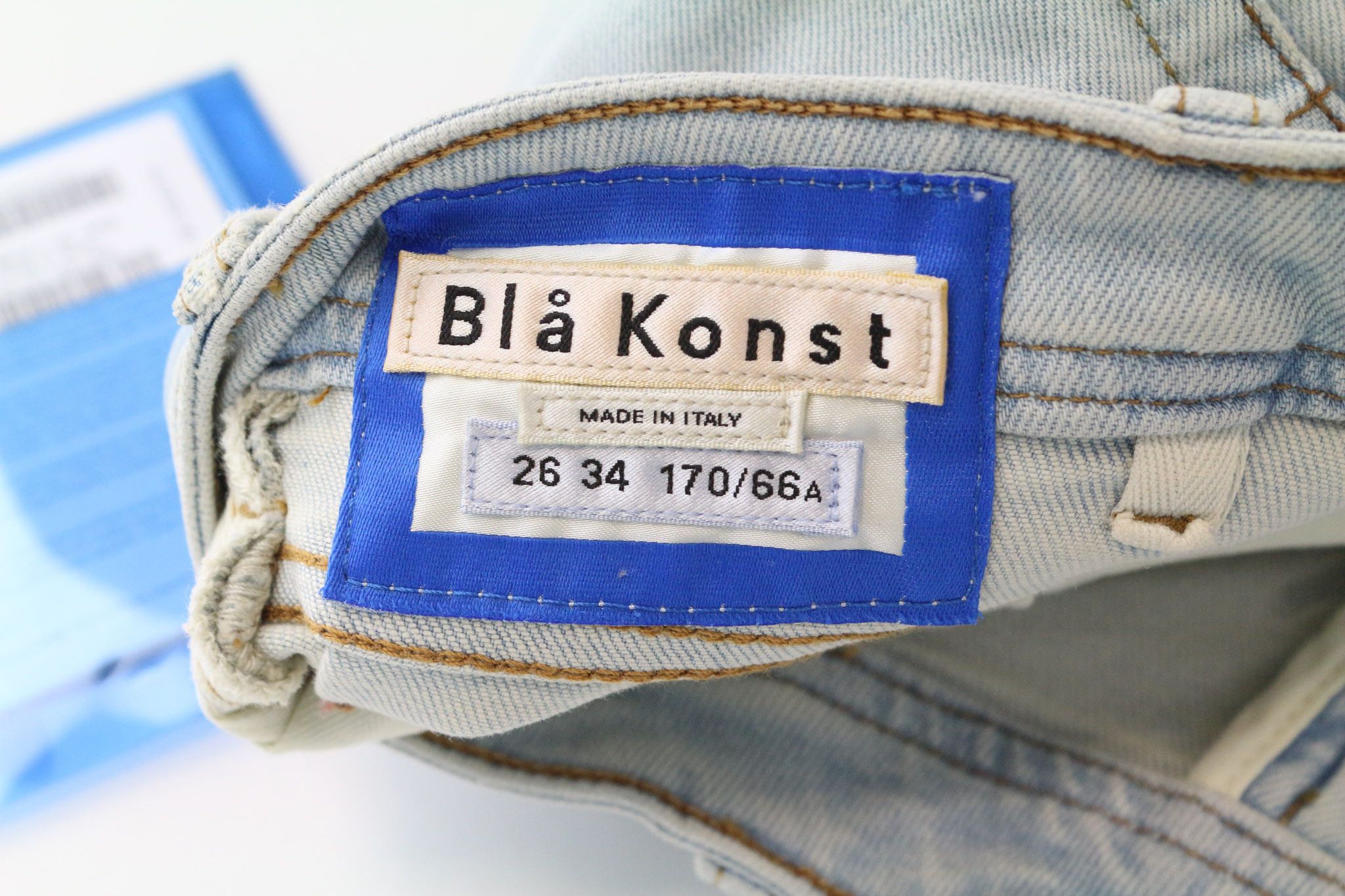Acne Studios CLIMB W26/L34 Light Blue Stretch Jeans 74998 Size 26" / US 2 / IT 38 - 6 Thumbnail