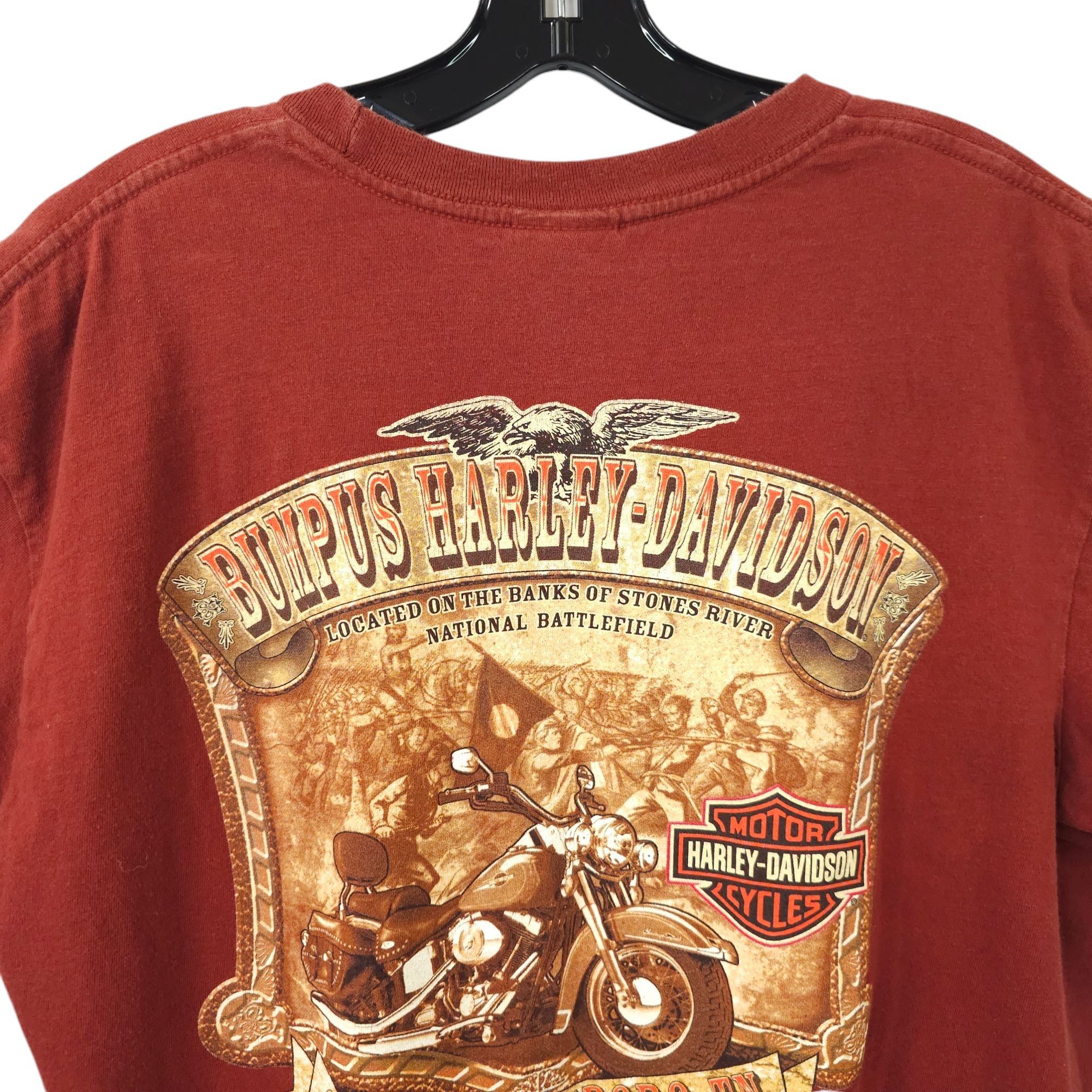 Harley Davidson Harley Davidson T Shirt Mens L Double Sided Ride To Live Size US L / EU 52-54 / 3 - 14 Thumbnail