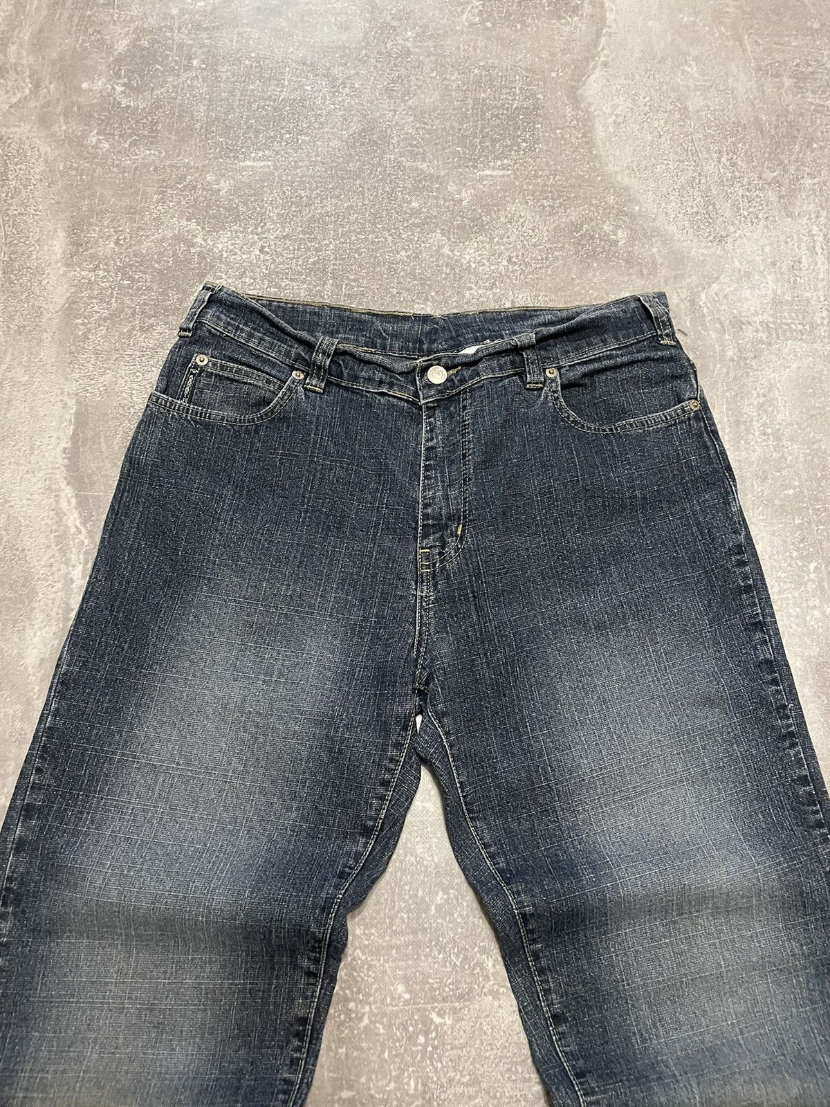 Armani Vintage Armani Jeans Metal Logo Distressed Denim Jeans Size US 34 / EU 50 - 7 Thumbnail