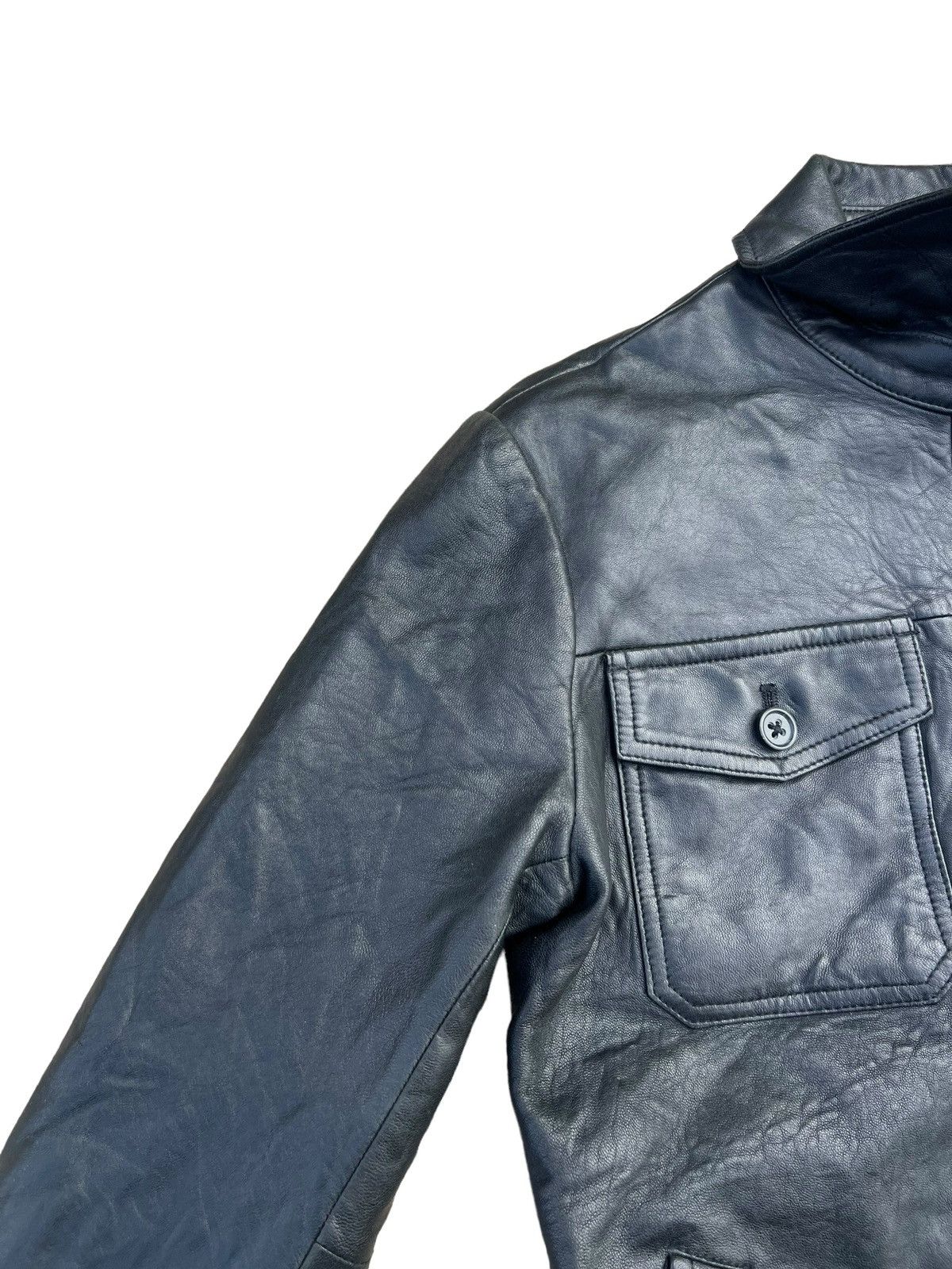 Banana Republic × Vintage Vintage Banana Republic Lamb Leather Jacket Shirt Size US XS / EU 42 / 0 - 14 Thumbnail