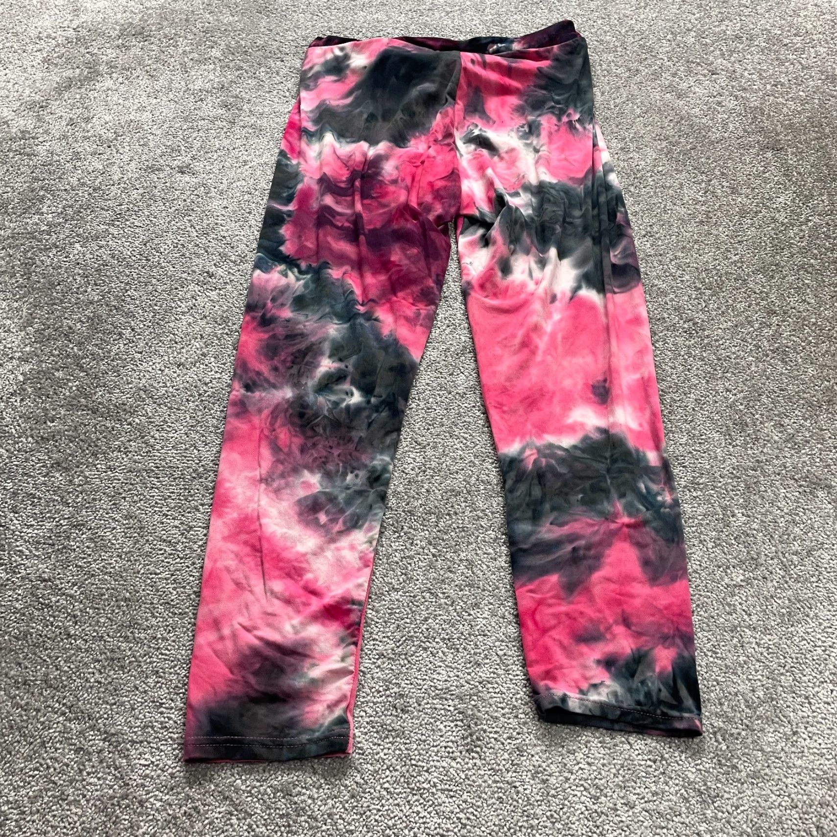 Vintage Unbranded 2 Piece Lounge Set Sweatpants Cropped Hoodie Jacket Juniors XL Tie Dye Size XL / US 12-14 / IT 48-50 - 5 Thumbnail