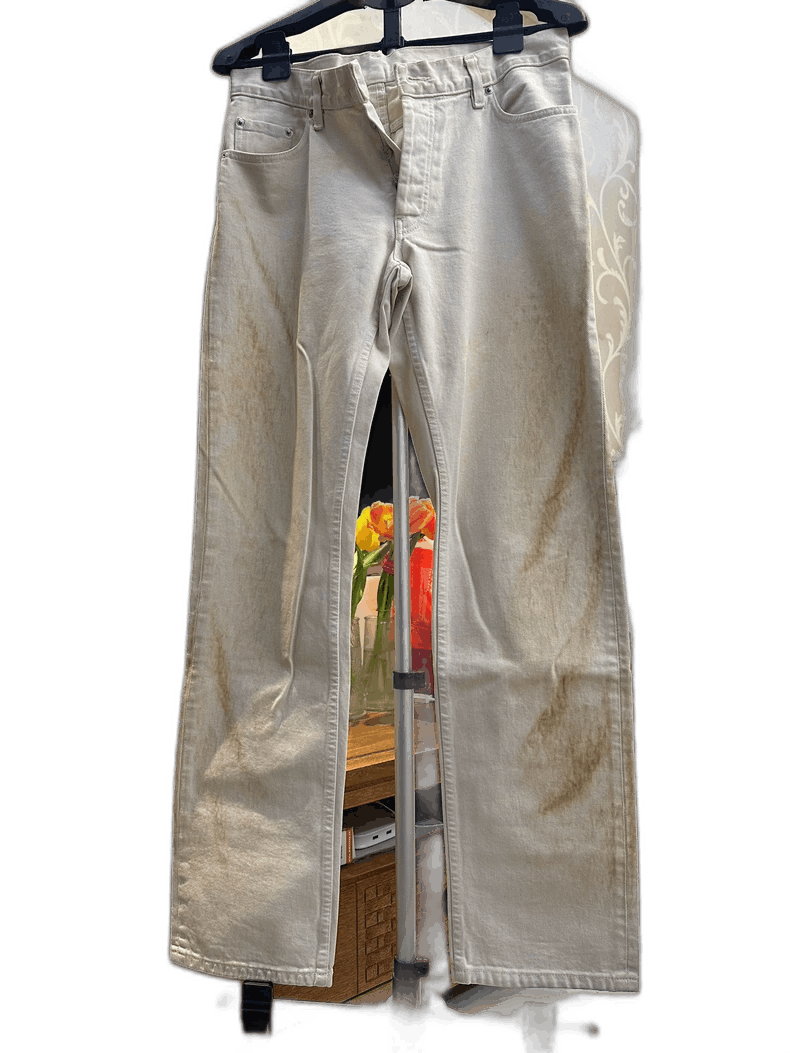 パンツ 98AW HELMUT LANG VINTAGE BURNED DENIM Helmut Lang Helmut Lang 1998 Vintage Burned Denim | Grailed