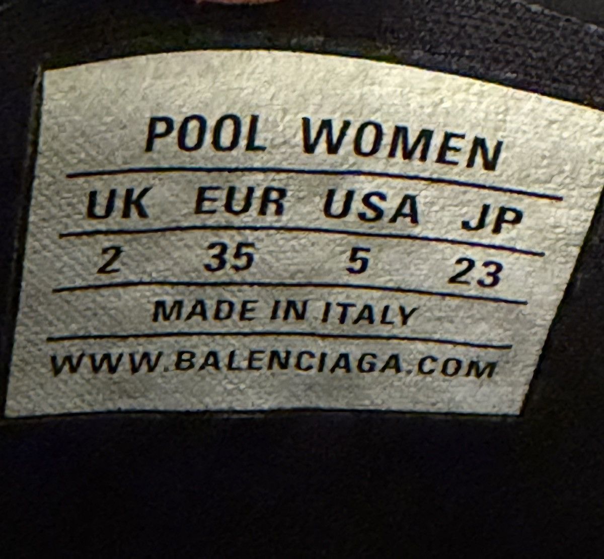 Balenciaga Size 5 Women’s - Balenciaga Pool Slides Black Glow NEW! Size US 5 / IT 35 - 8 Thumbnail