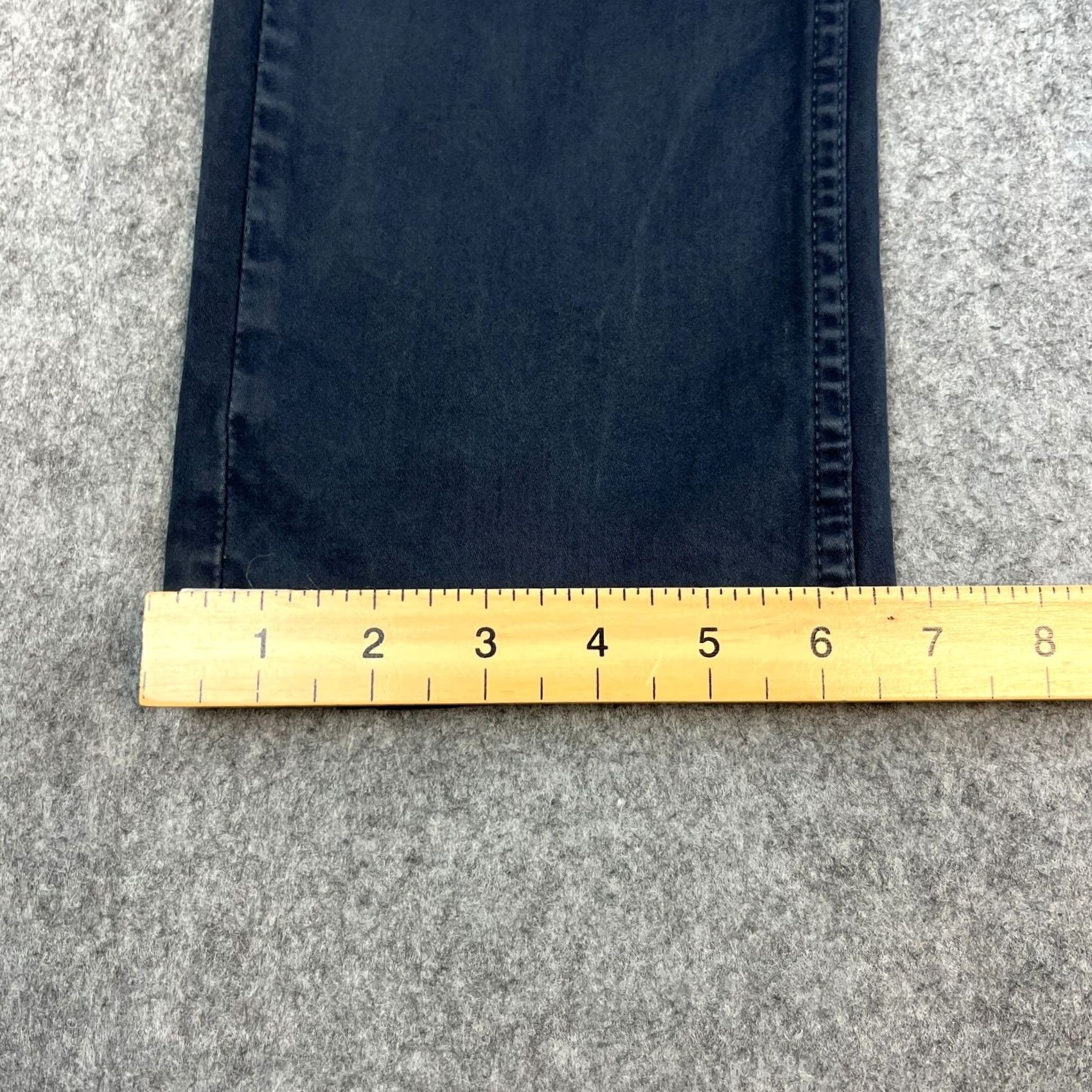 Replay Replay Chino Trousers Pants Slim Tapered Fit 33 Navy Blue Stretch Preppy Men’s Size US 33 - 3 Thumbnail