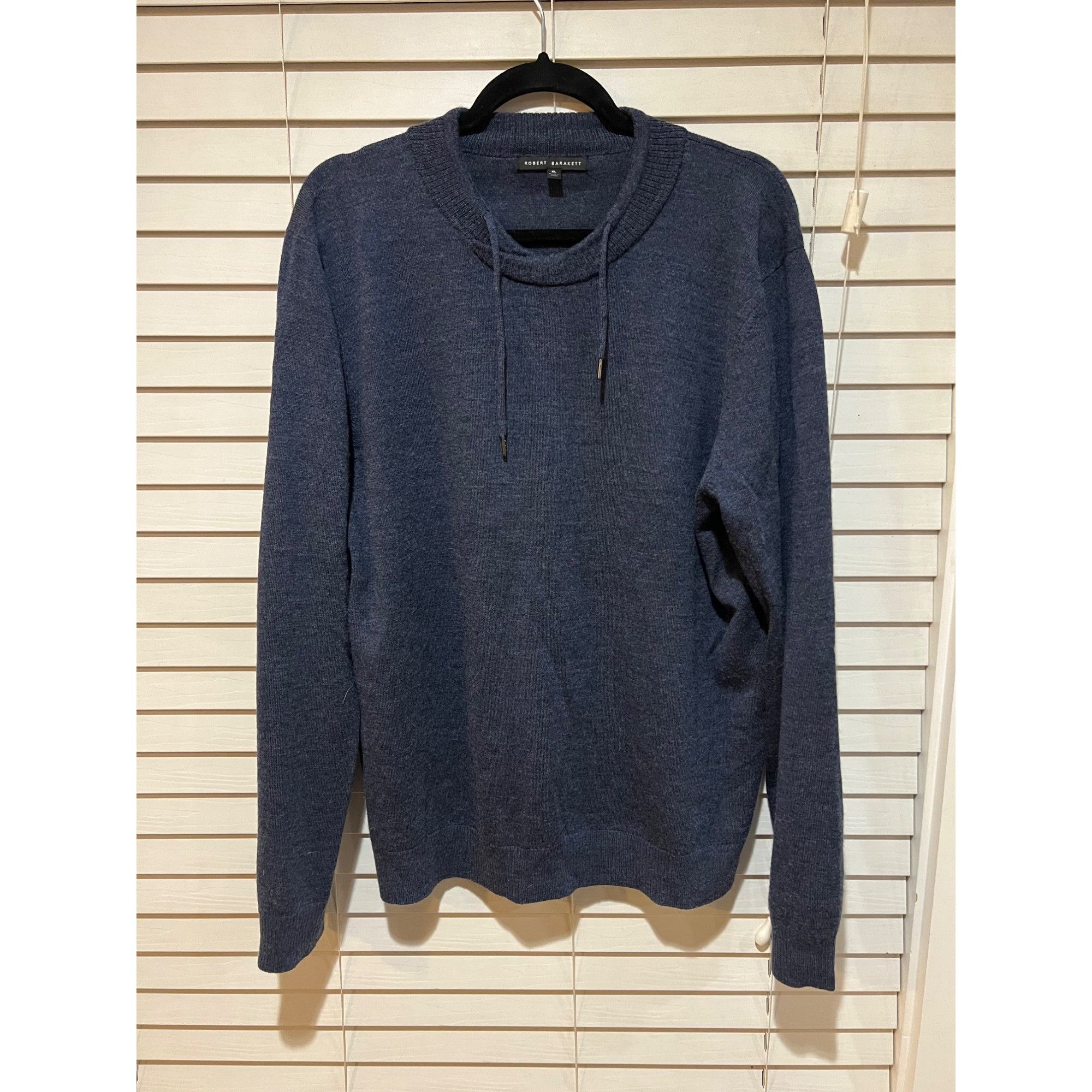 Robert Barakett Robert Barakett 100% Merino Wool Mockneck Sweater - Size XL Size US XL / EU 56 / 4 - 1 Thumbnail