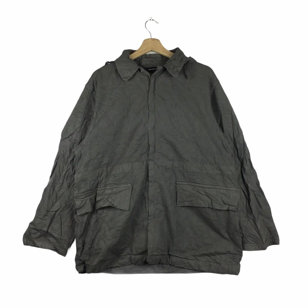 Vintage Vtg HEMWORK Parka Jacket Trench Coat Military Hoodie Size US M / EU 48-50 / 2 - 1 Thumbnail