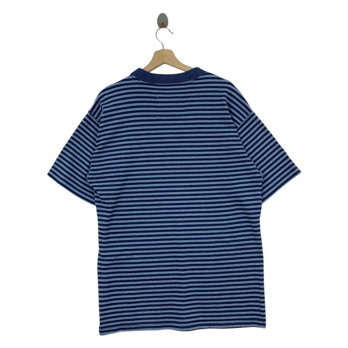 Gianfranco Ferre × Japanese Brand × Vintage Vintage 90s GIANFRANCO FERRE Small spellout stripe tee Size US L / EU 52-54 / 3 - 2 Thumbnail
