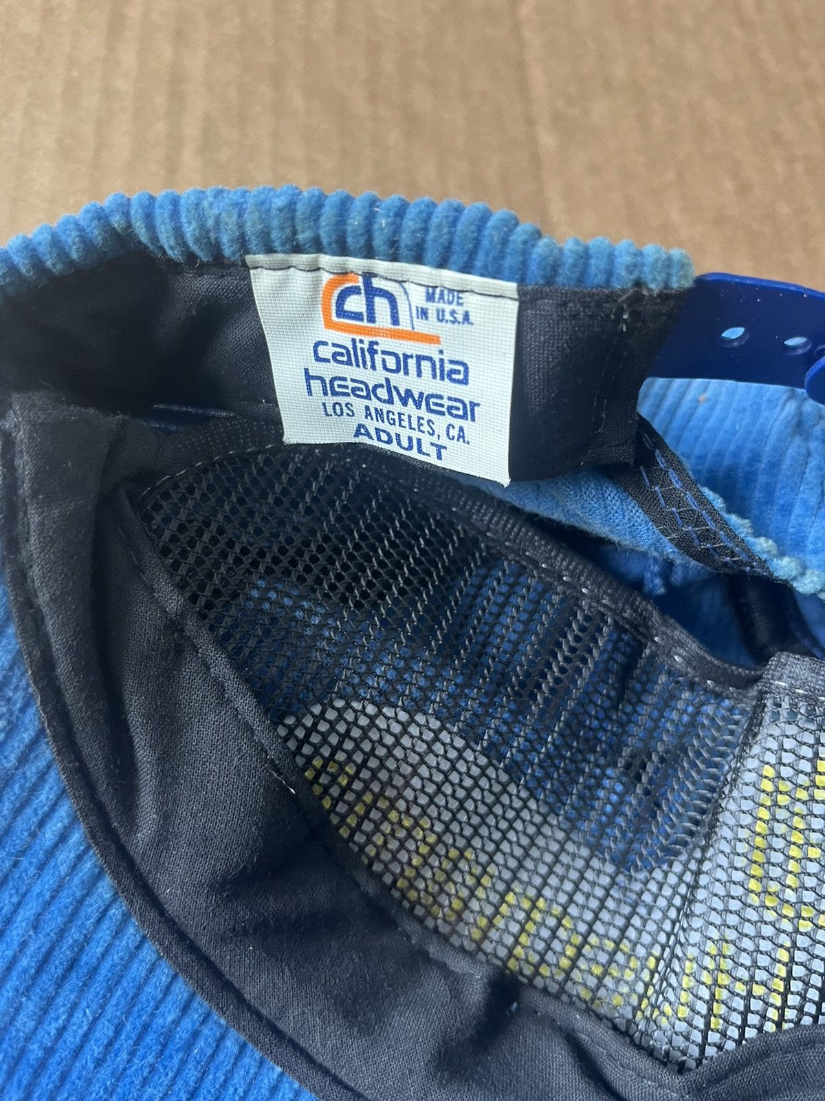 Vintage Vintage Husqvarna Corduroy Hat Size ONE SIZE - 3 Thumbnail