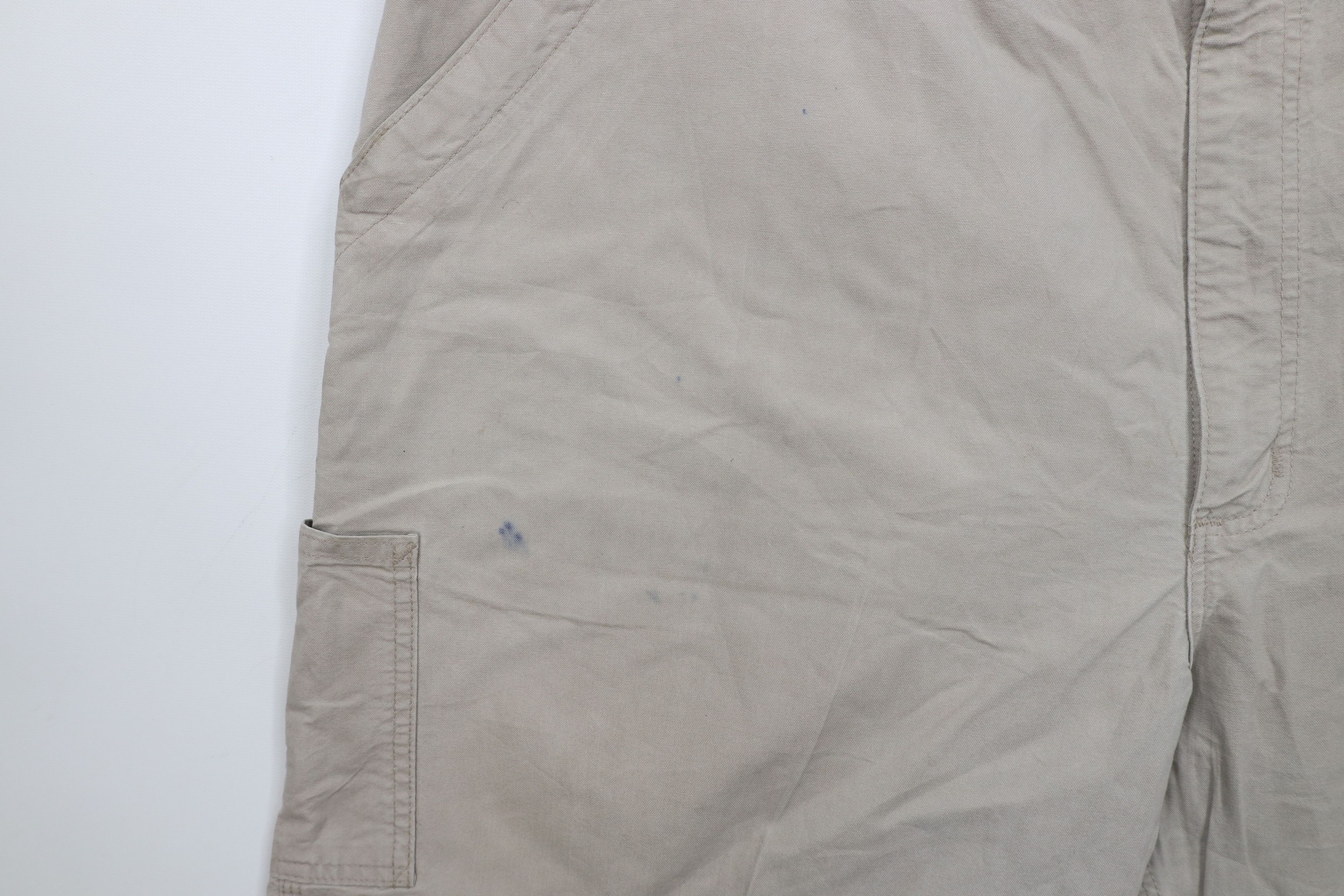 Carhartt × Vintage Vintage Y2K Carhartt Original Fit Wide Leg Pants Khaki Tan Size US 44 / EU 60 - 7 Thumbnail