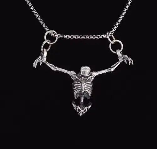 Japanese Brand Hanging Skeleton Necklace Size ONE SIZE - 6 Thumbnail