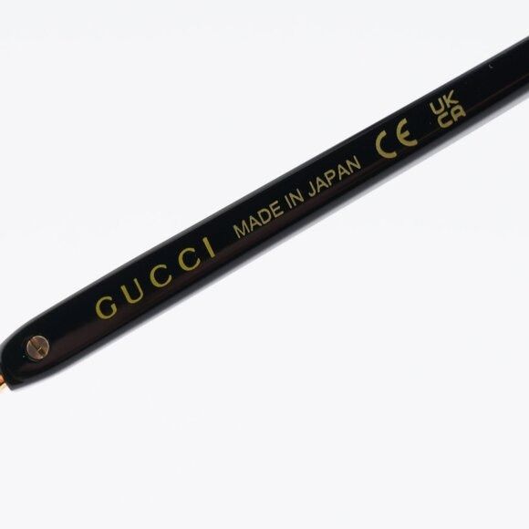Gucci Gucci GG1220S 001 Sunglasses Gold/Black Aviator Frame Size ONE SIZE - 5 Thumbnail