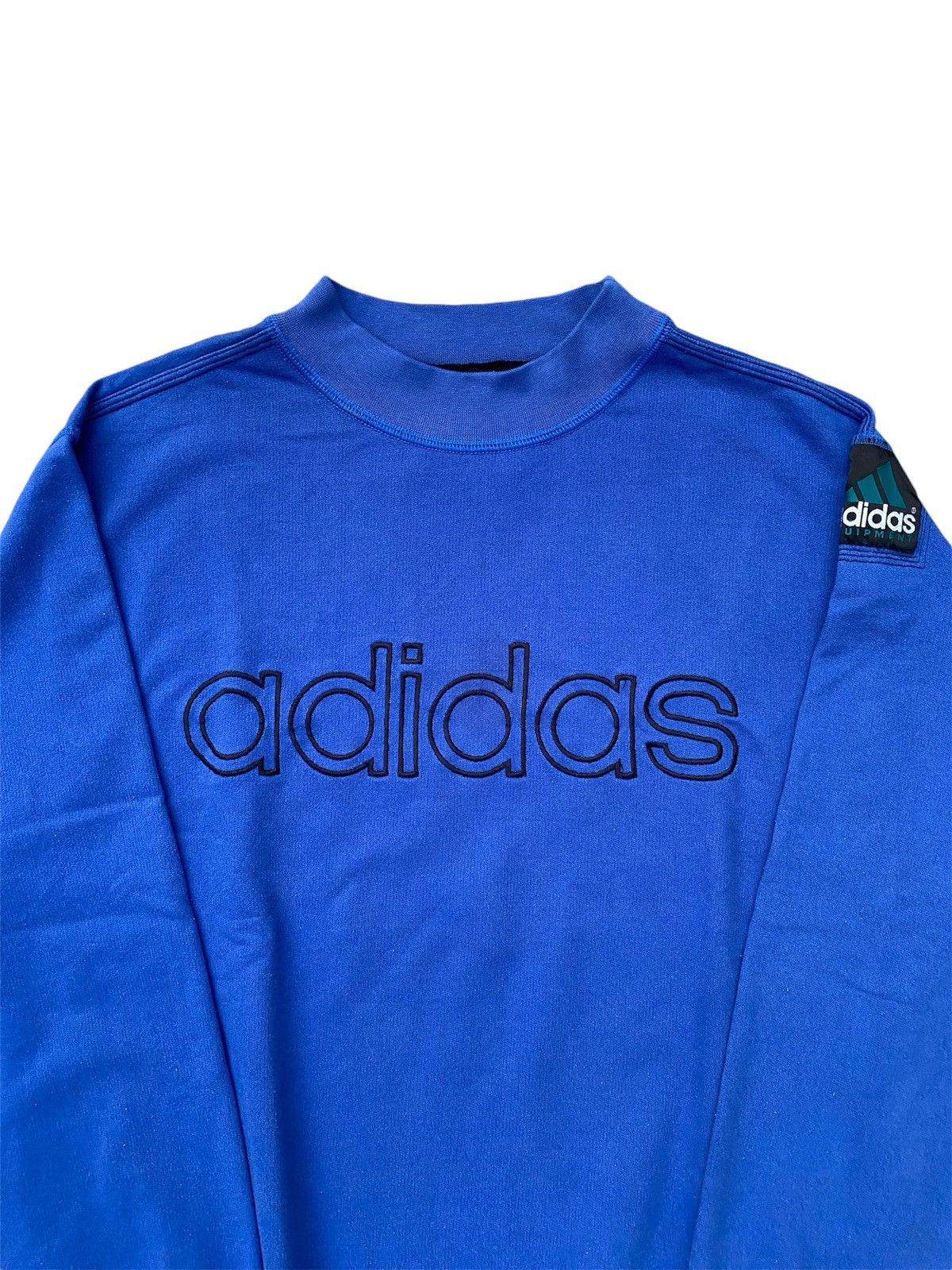 Adidas × Japanese Brand × Vintage Vintage Adidas Equipment Spellout Logo Sweatshirt Size US M / EU 48-50 / 2 - 2 Thumbnail