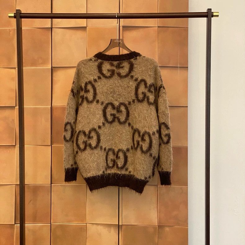 Gucci Gucci Popular Da Laohua Manyin Mahai Hair Sweater 2502-Next Size US XS / EU 42 / 0 - 2 Thumbnail