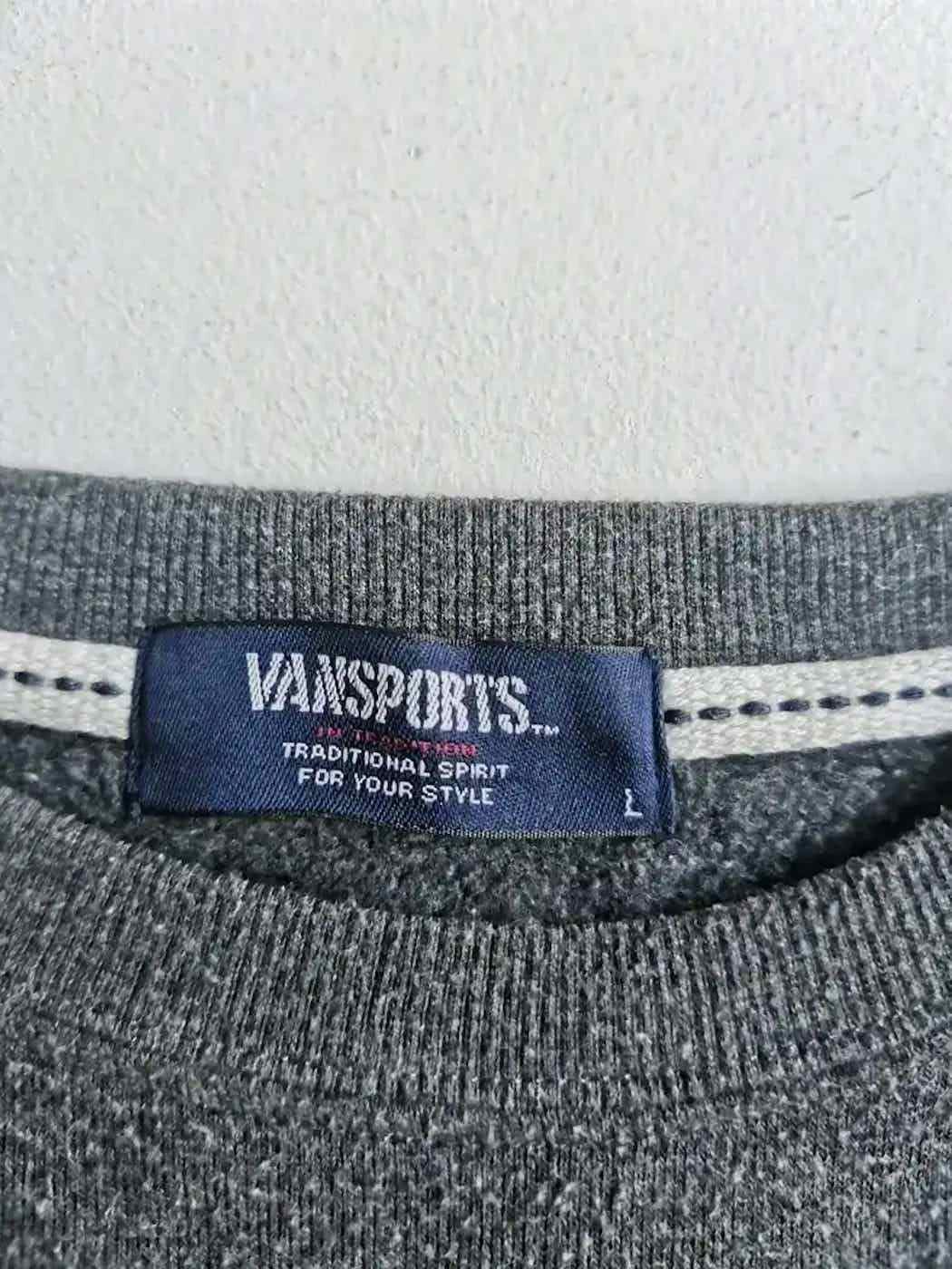 Vintage Vintage Vansports Big Logo Sweatshirt Size US L / EU 52-54 / 3 - 3 Thumbnail