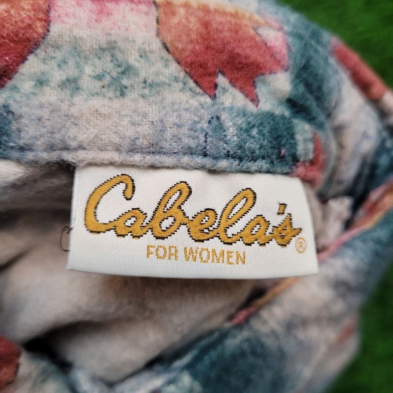 Cabelas VTG Cabela's Aztec Flannel Shirt Womens XL Oversized Chamois Size XL / US 12-14 / IT 48-50 - 10 Thumbnail
