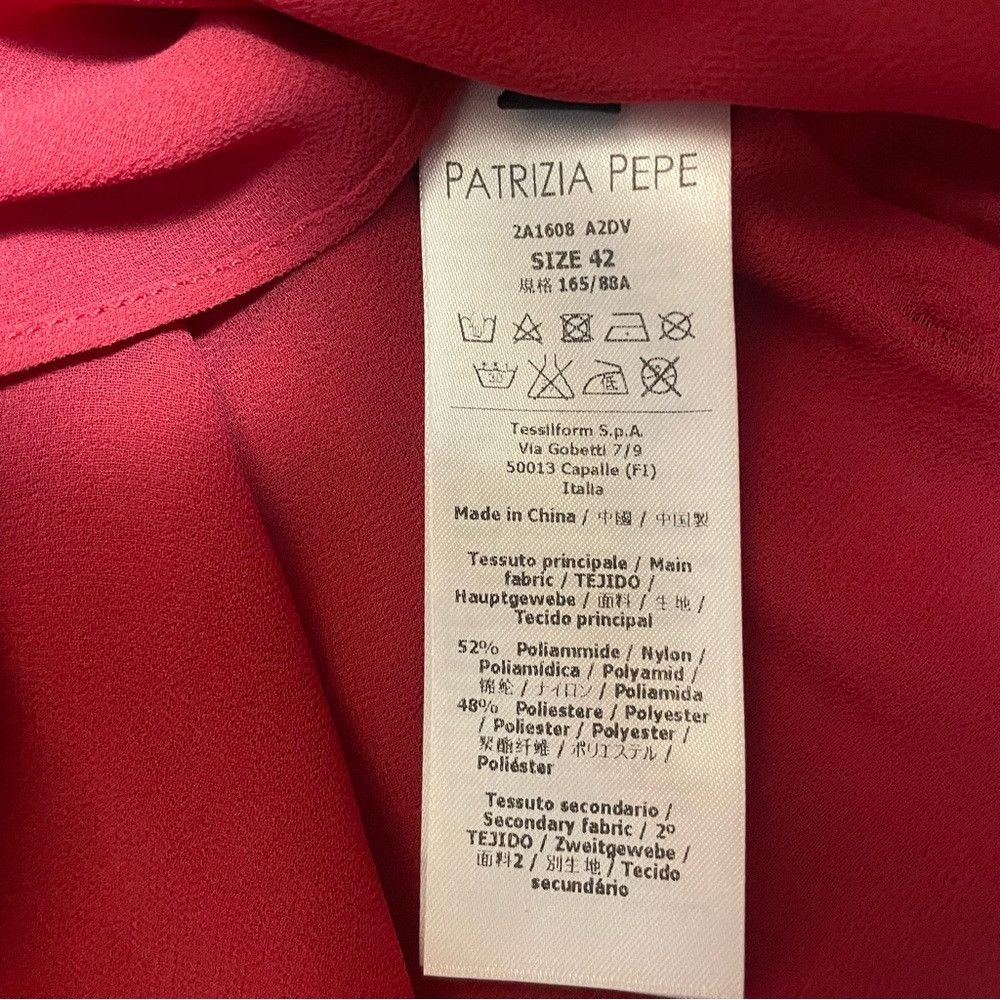 Patrizia Pepe NWT New Patrizia Pepe Abito Red Sleeveless Mini Dress Size Size S / US 4 / IT 40 - 8 Thumbnail