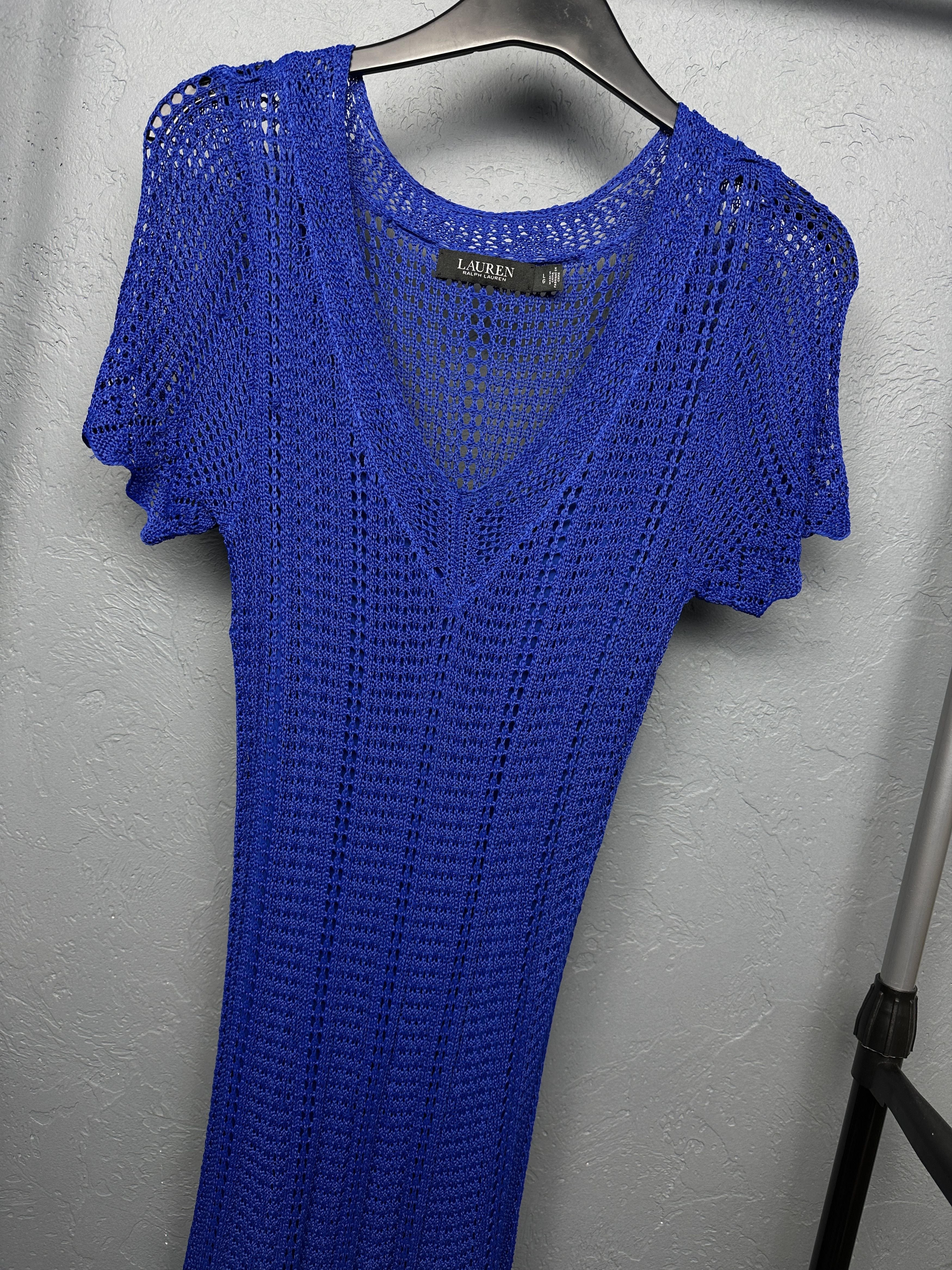Ralph Lauren Black Label Polo Ralph Lauren Black Label Short Sleeve Mesh Dress Size L / US 10 / IT 46 - 2 Thumbnail