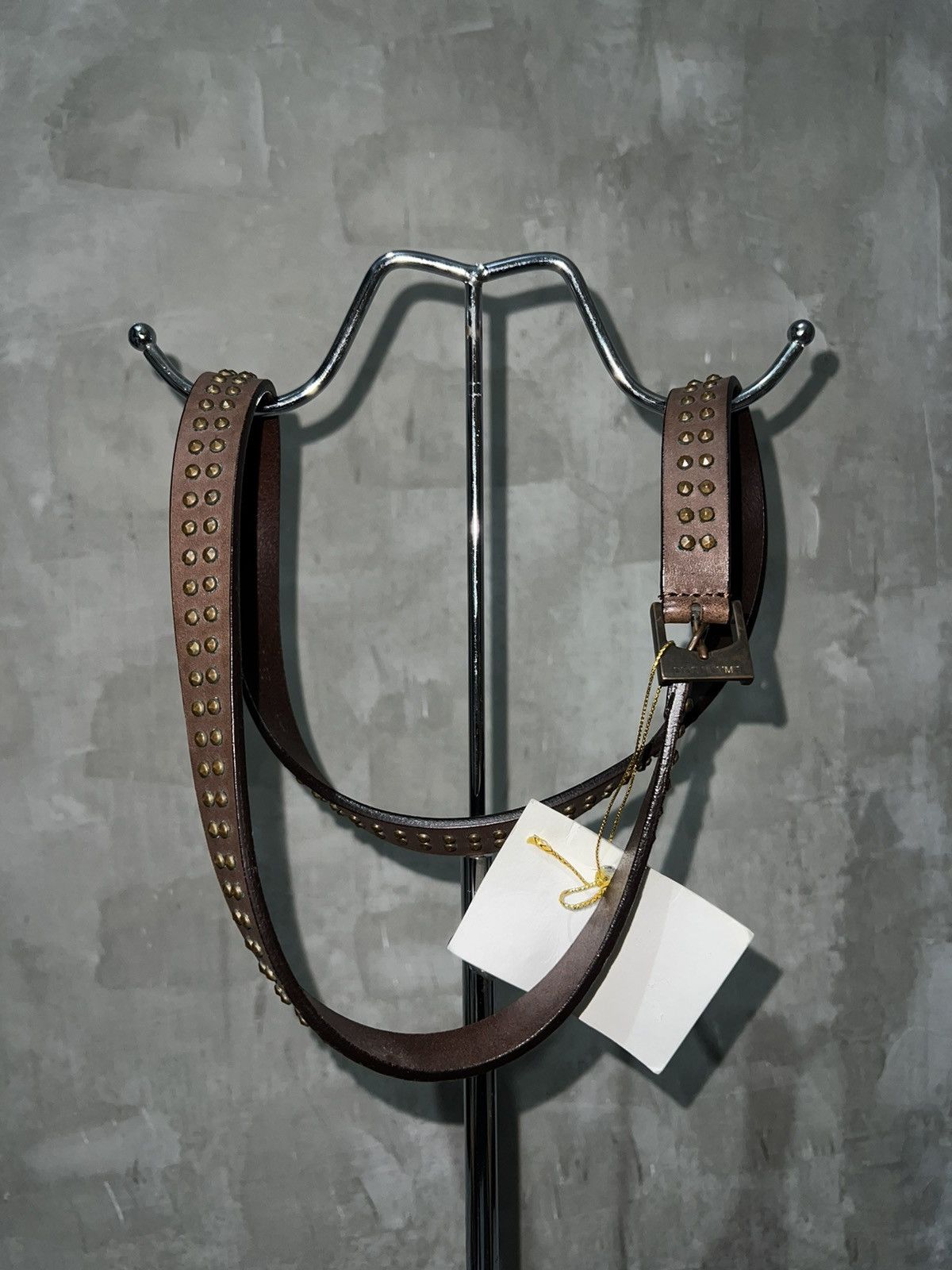 Dior × Hedi Slimane Dior A/W 05 Rivet Studs Belt | Grailed