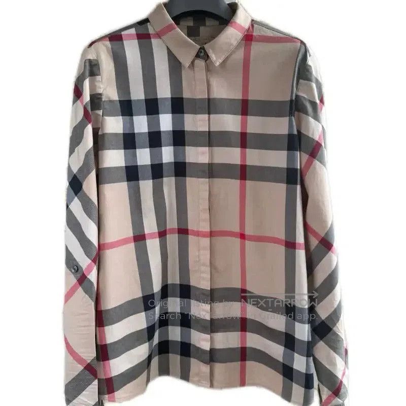 Burberry Women's Long Sleeve Check Shirt.