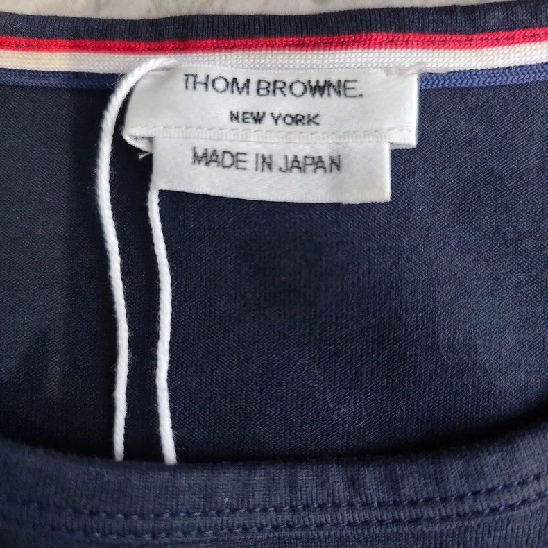 Thom Browne Thom Browne Blue and green round neck short sleeves Size US M / EU 48-50 / 2 - 4 Thumbnail