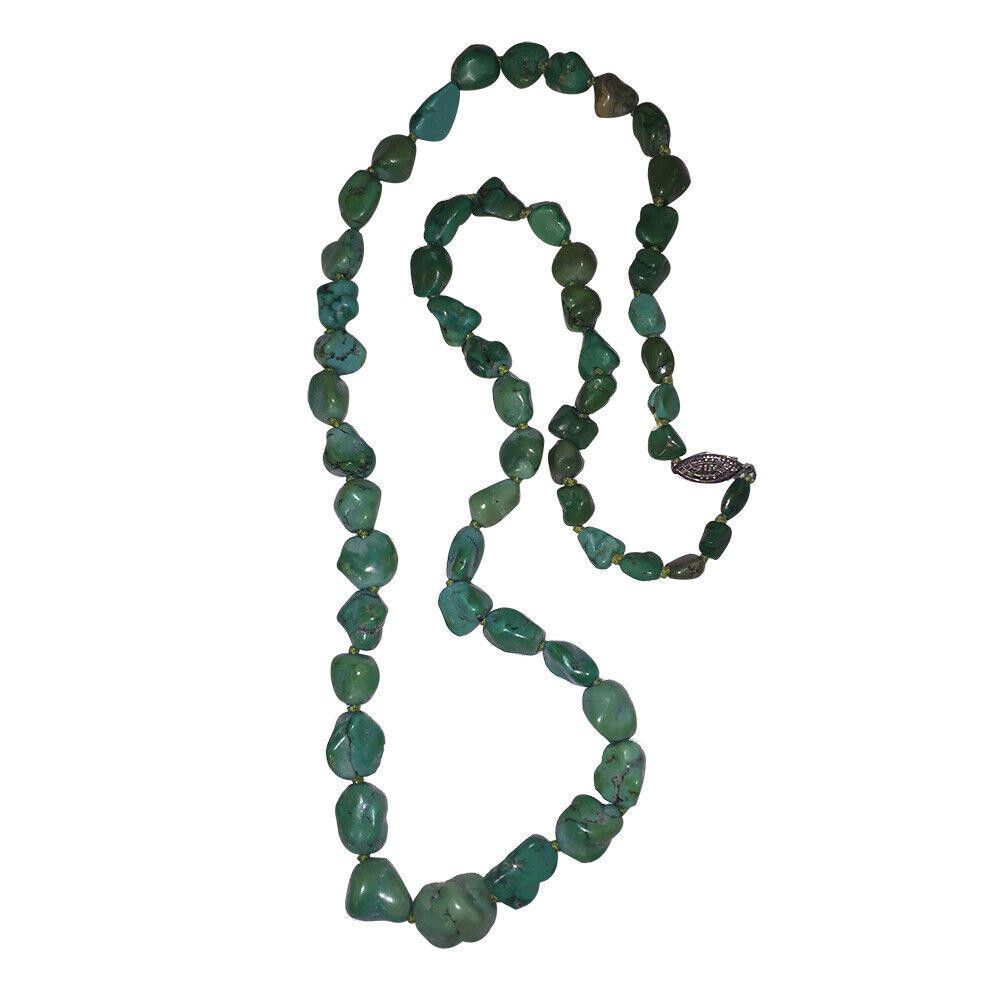 Designer Chinese Art Deco Turquoise Necklace & Bracelet Set Size ONE SIZE - 4 Thumbnail