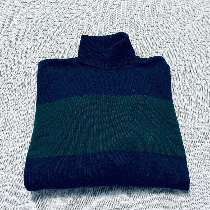Nautica Vintage Nautica navy striped cotton turtleneck sweater Size US XXL / EU 58 / 5 - 1 Thumbnail