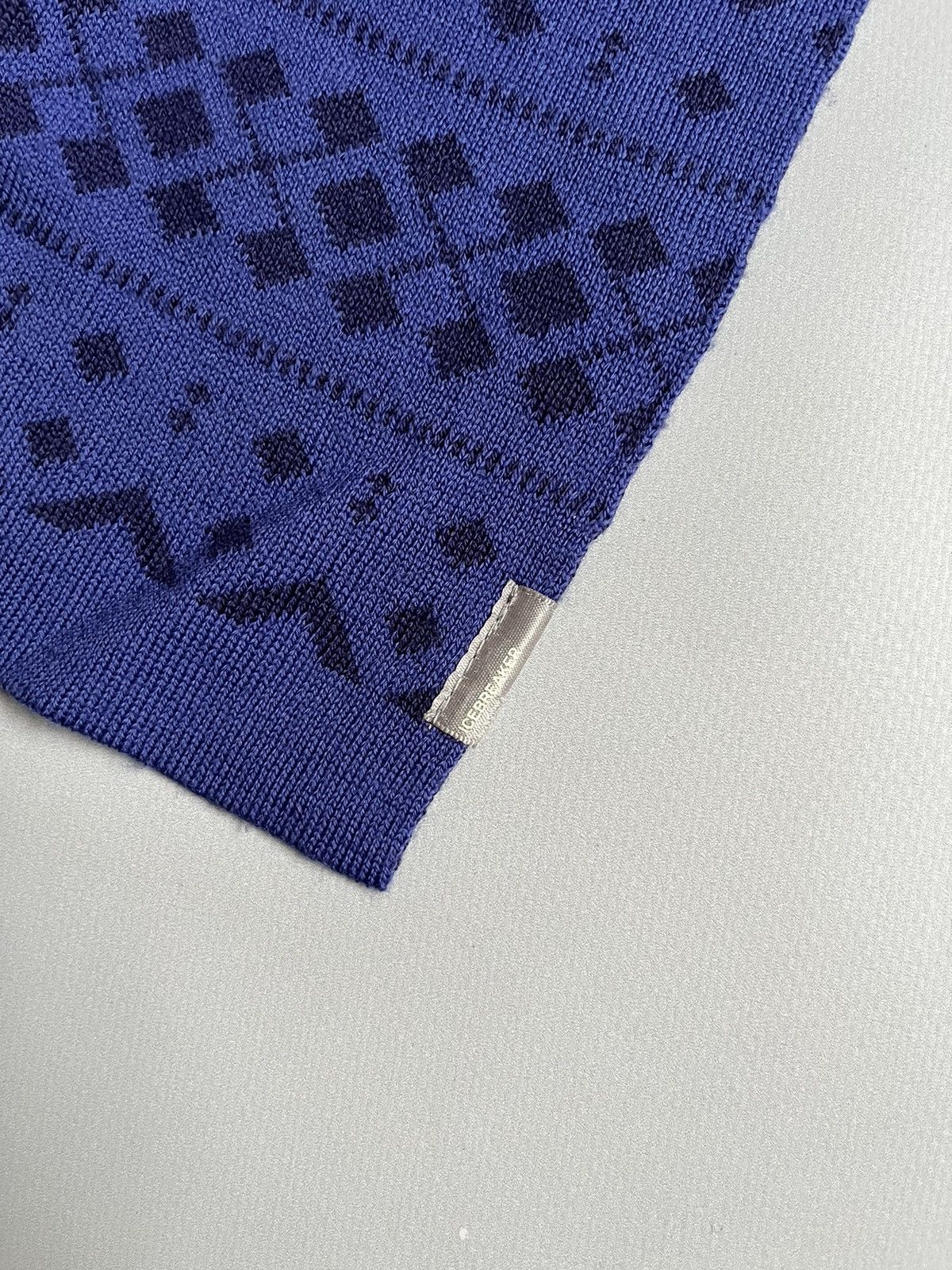 Icebreaker Icebreaker Merino Wool Unisex Purple Geometric Pattern Scarf Size ONE SIZE - 7 Thumbnail