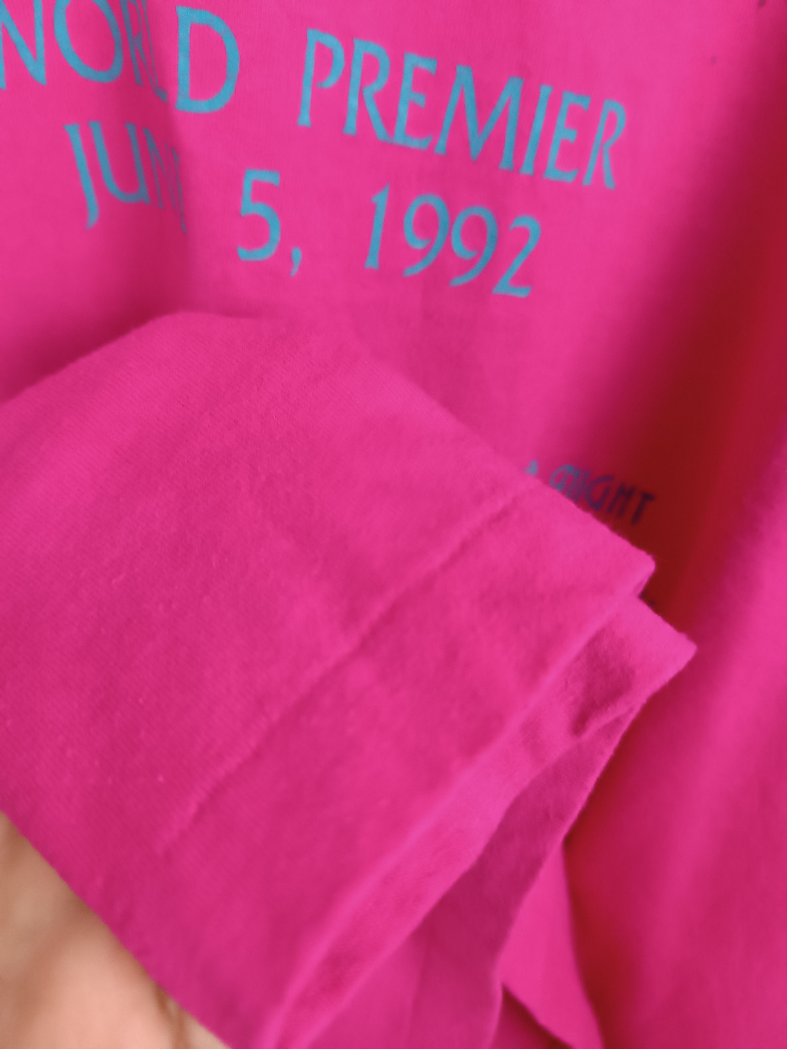 Vintage VINTAGE '92 A NIGHT OF STARS WORLD PREMIERE VERY RARE TEE Size US XL / EU 56 / 4 - 12 Thumbnail