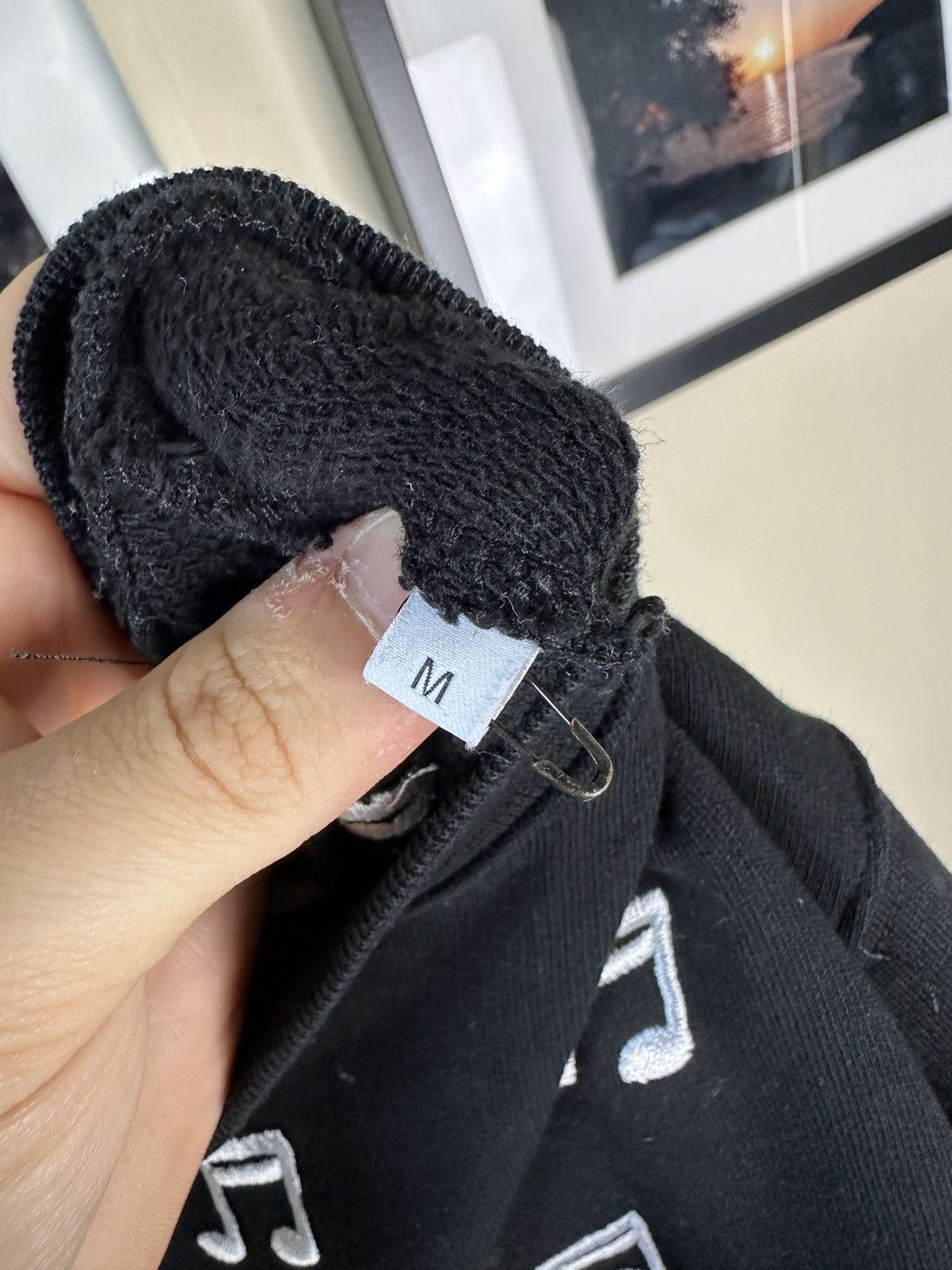 Sandro Black note sweatshirt Sandro Paris Size US M / EU 48-50 / 2 - 4 Thumbnail