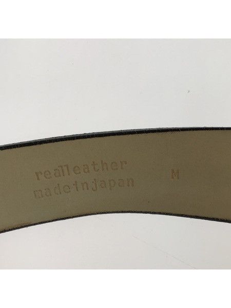 Bape × Nigo Bape buckle Logo Leather Belt Size ONE SIZE - 4 Thumbnail