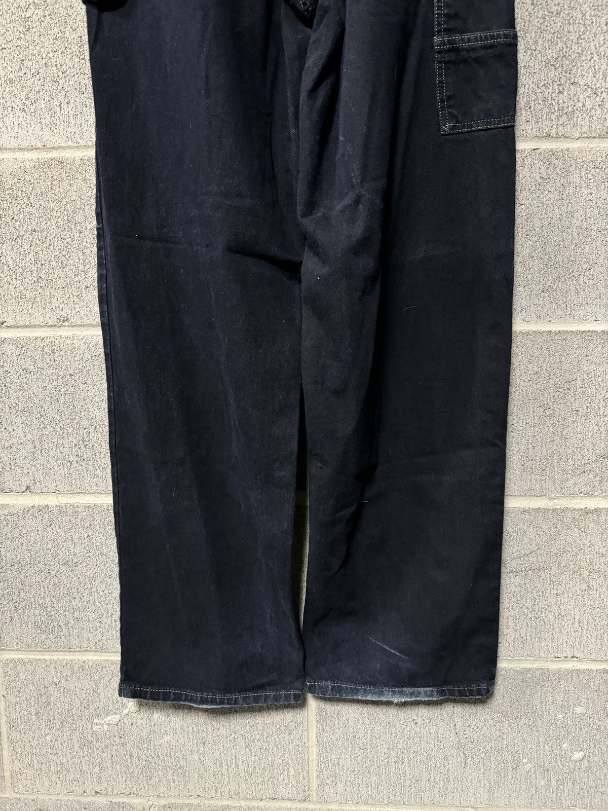 Gap Vintage Gap Dark Blue Denim Carpenter Work Jeans Size US 32 / EU 48 - 9 Thumbnail
