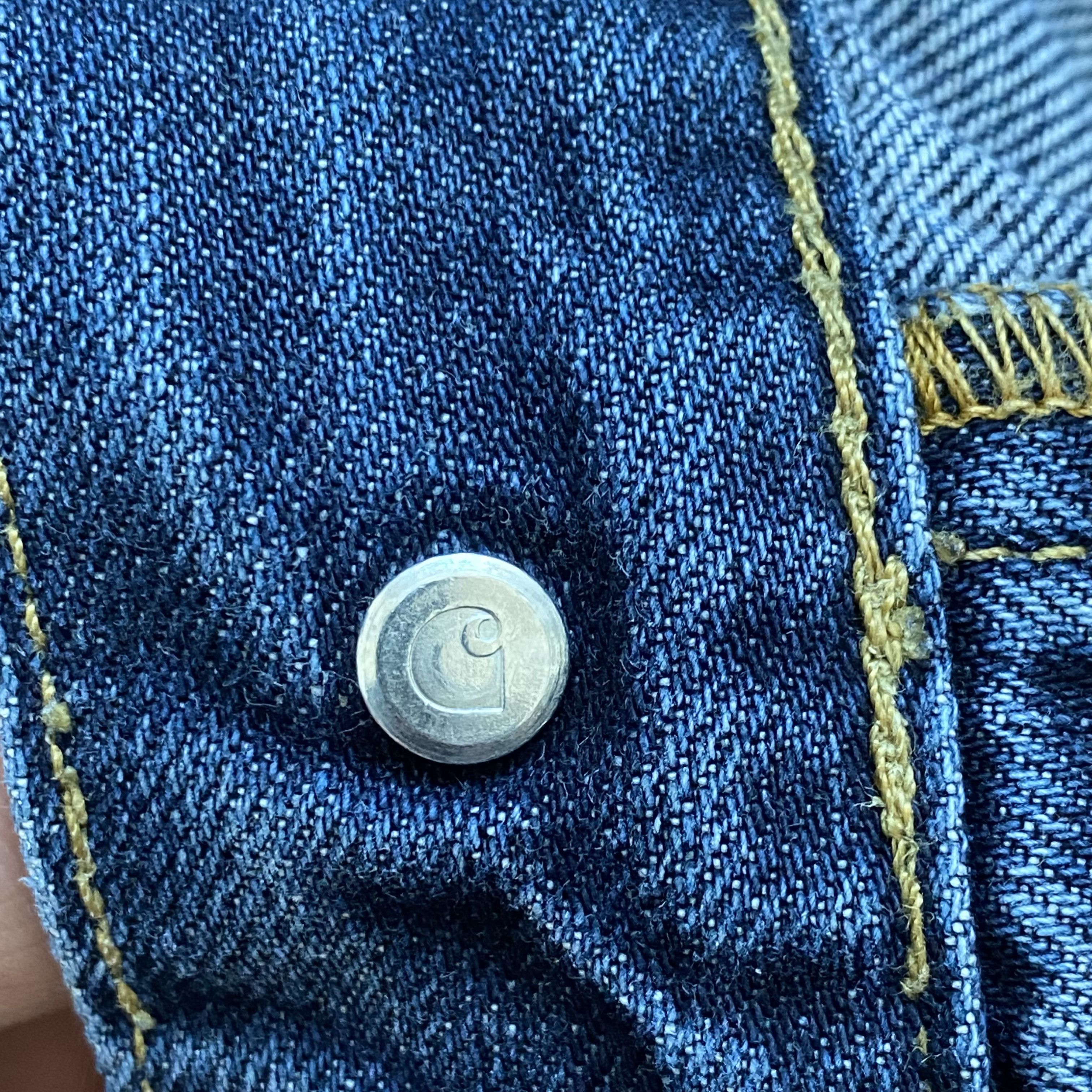 Carhartt Wip 🔥Vintage 00s Carhartt Jeans Texas Pants Disstresed Size US 32 / EU 48 - 10 Thumbnail