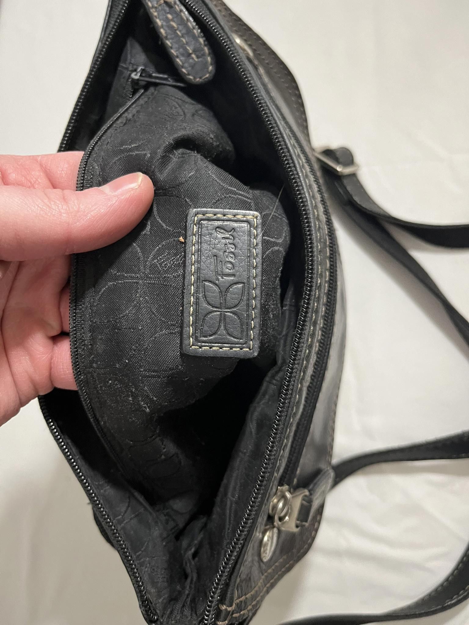 Coach Stylish Fossil Leather Crossbody Bag Size ONE SIZE - 3 Thumbnail