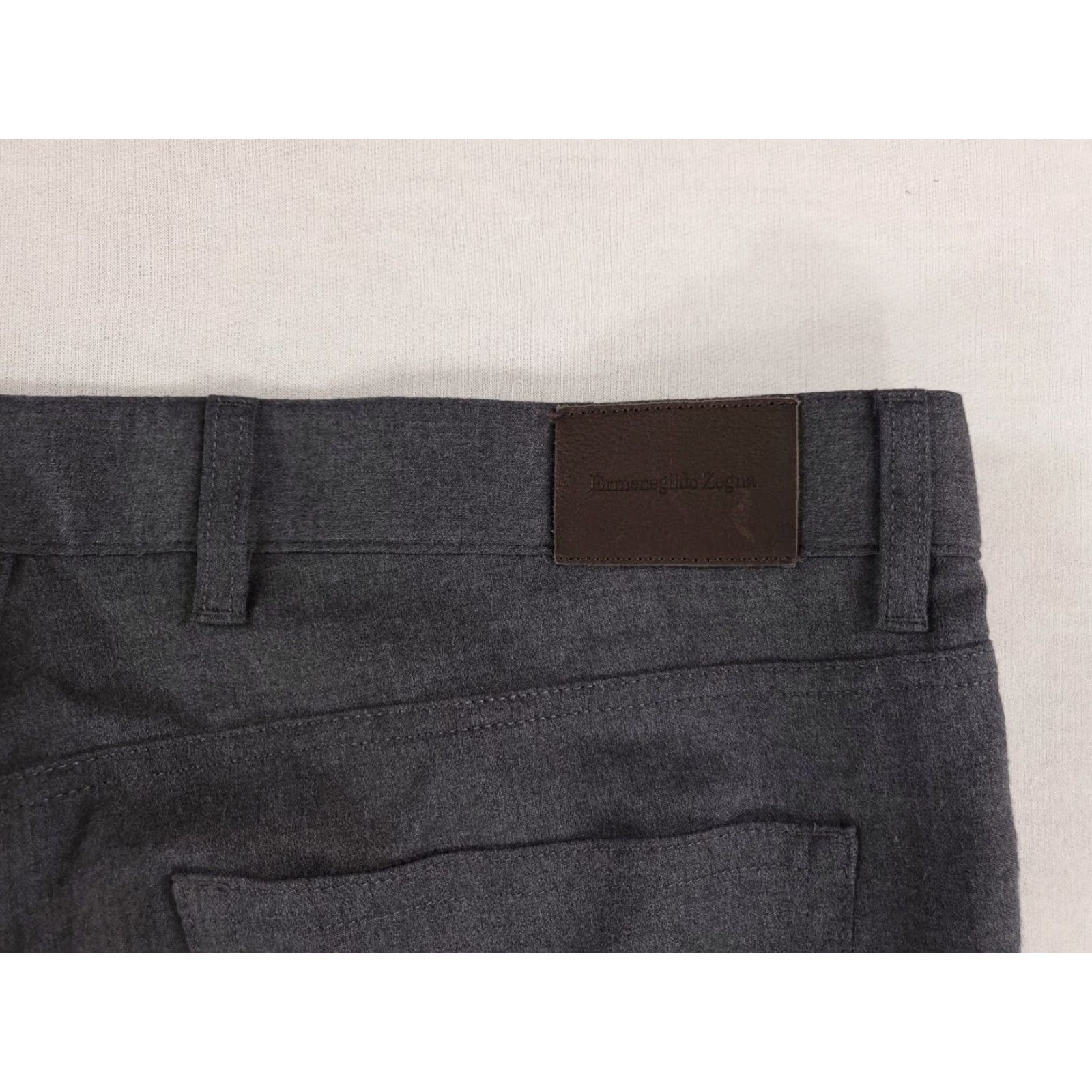 Ermenegildo Zegna Ermenegildo Zegna Dress Pants Wool Elastane Blend Mens 42 x 28 Gray Size US 42 / EU 58 - 5 Thumbnail