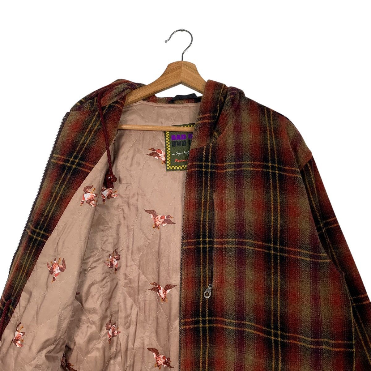 Japanese Brand Bad Guys Tartan Hooded Skate Jacket Size US M / EU 48-50 / 2 - 12 Thumbnail