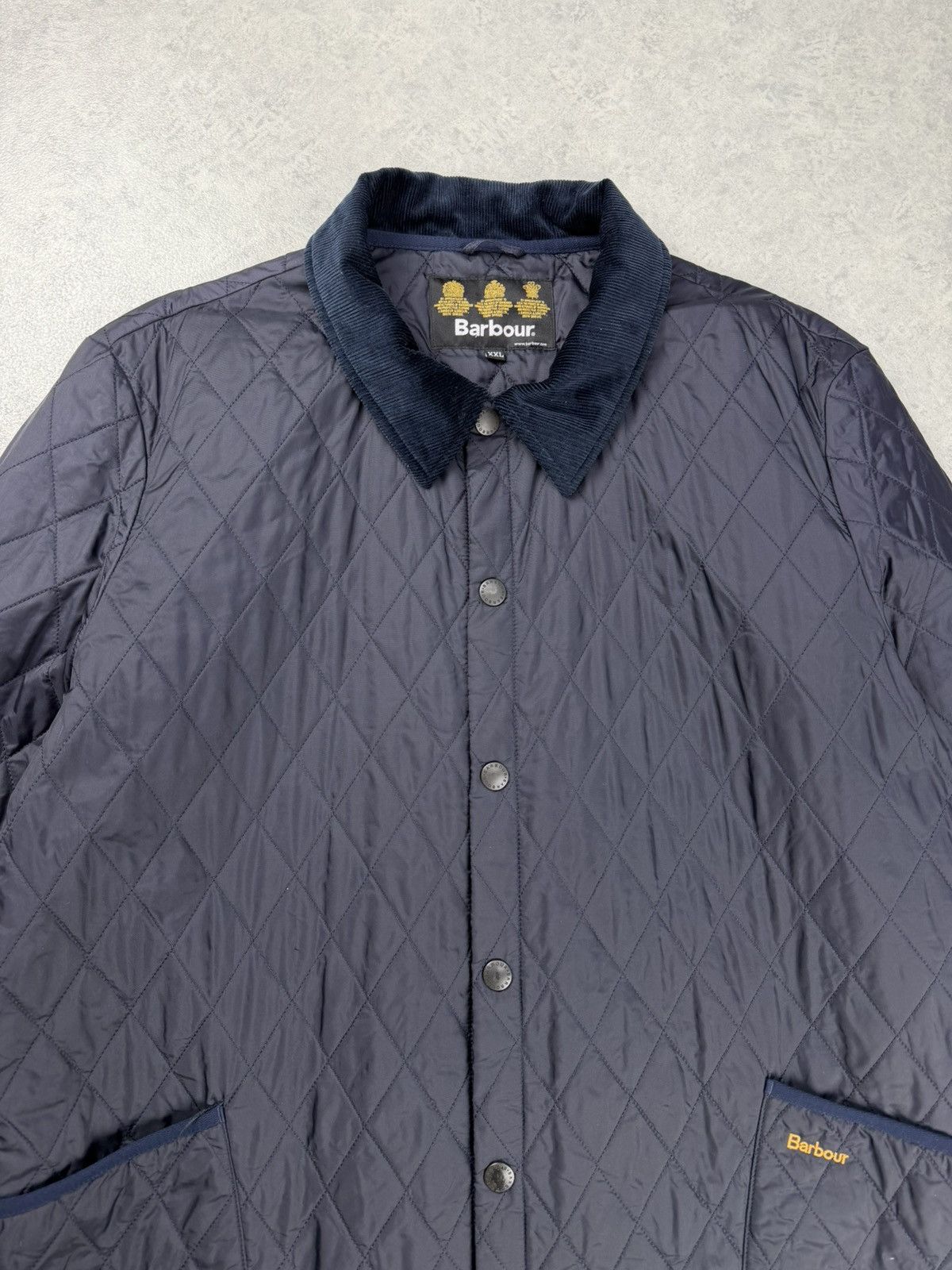 Barbour Barbour Lightweight Liddesdale Quilted Jacket Navy XXL Size US XXL / EU 58 / 5 - 6 Thumbnail