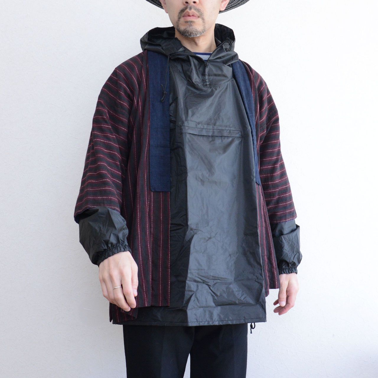 Other Japanese Noragi Jacket Cotton Indigo Collar Japan Vintage Size L / US 10 / IT 46 - 15 Thumbnail