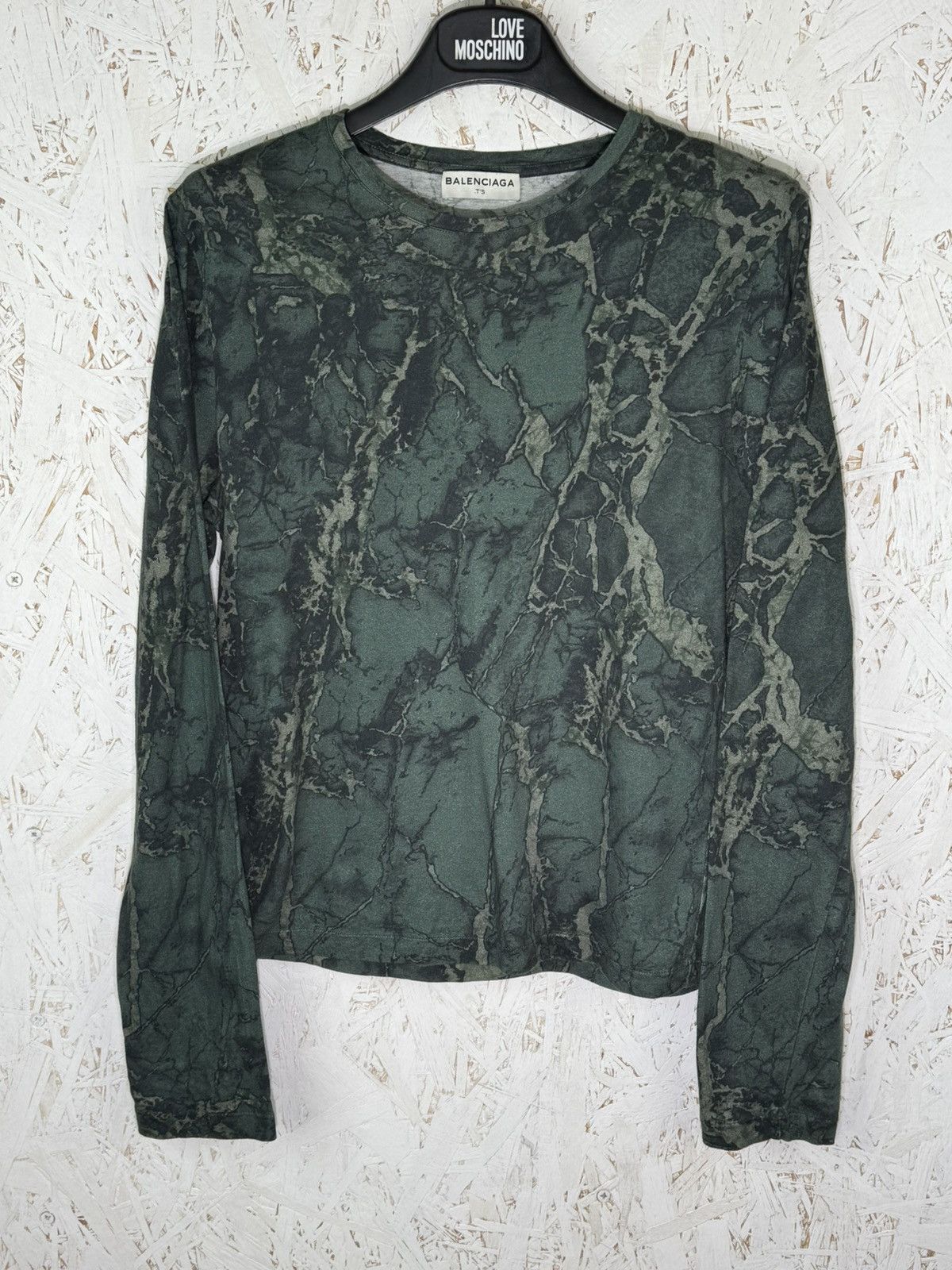 Balenciaga Balenciaga Marbled Camo SS13 Alexander Wang Long Sleeve M Size US M / EU 48-50 / 2 - 1 Thumbnail