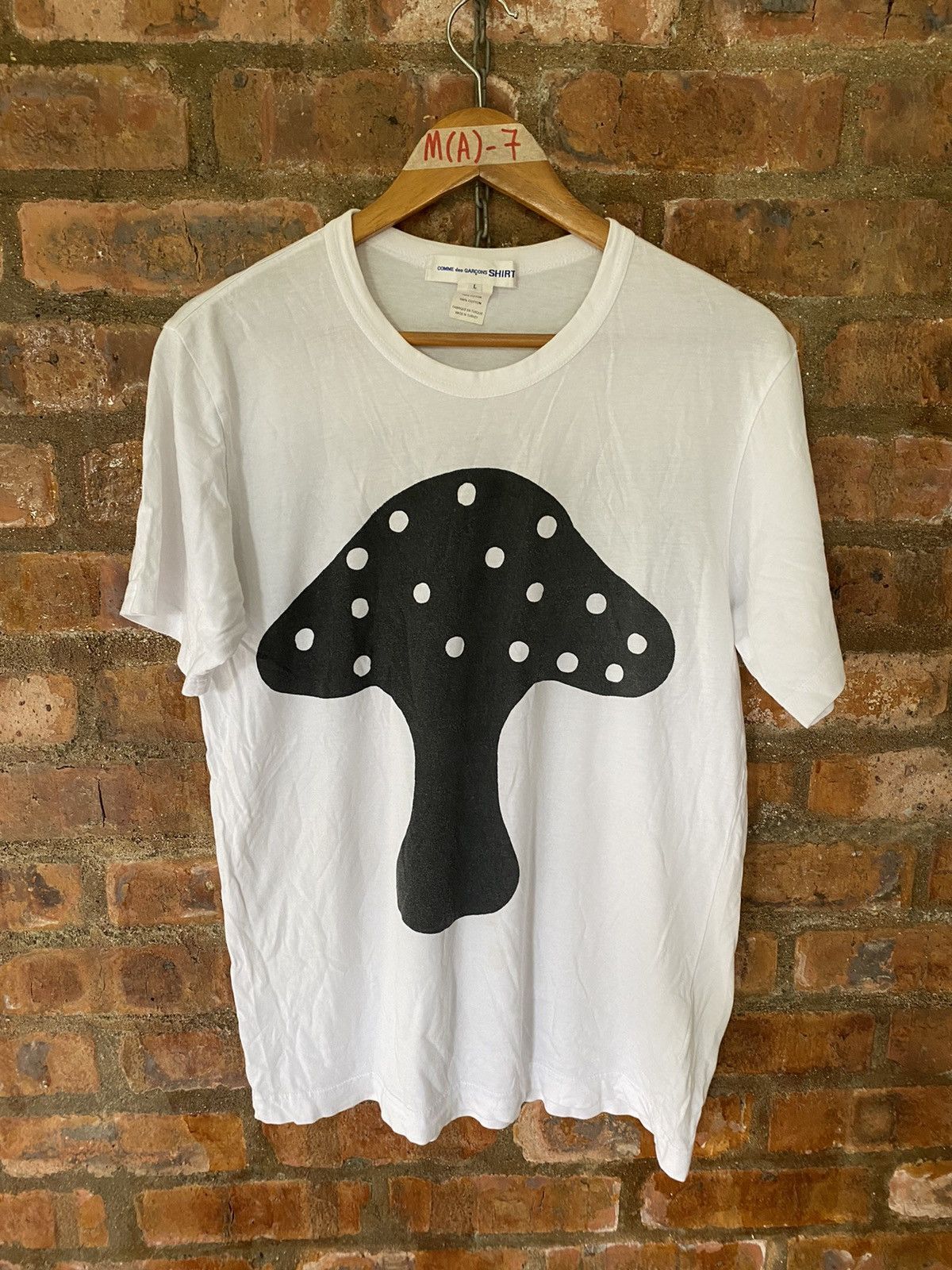Comme des Garcons Homme Plus CDG x Brett Westfall mushroom tee Size US L / EU 52-54 / 3 - 3 Thumbnail