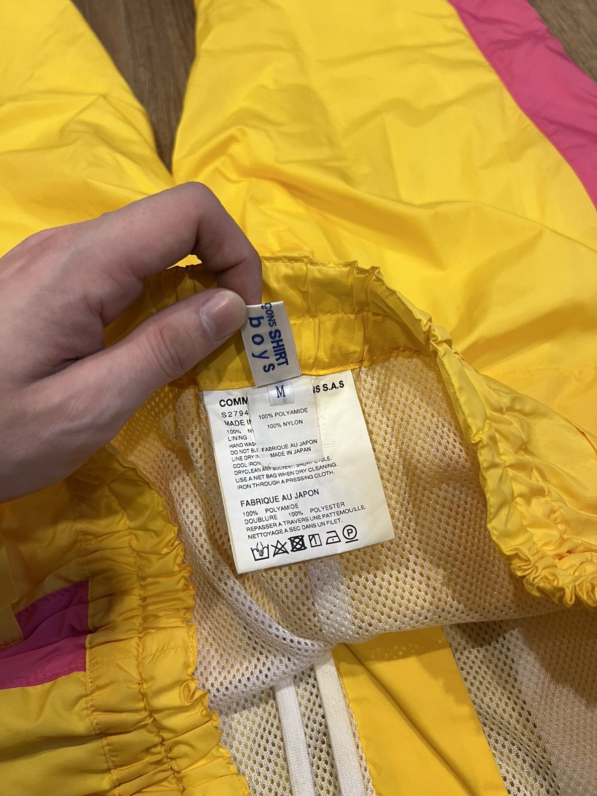 Comme des Garcons SHIRT Yellow Trackpants Size US 32 / EU 48 - 4 Thumbnail