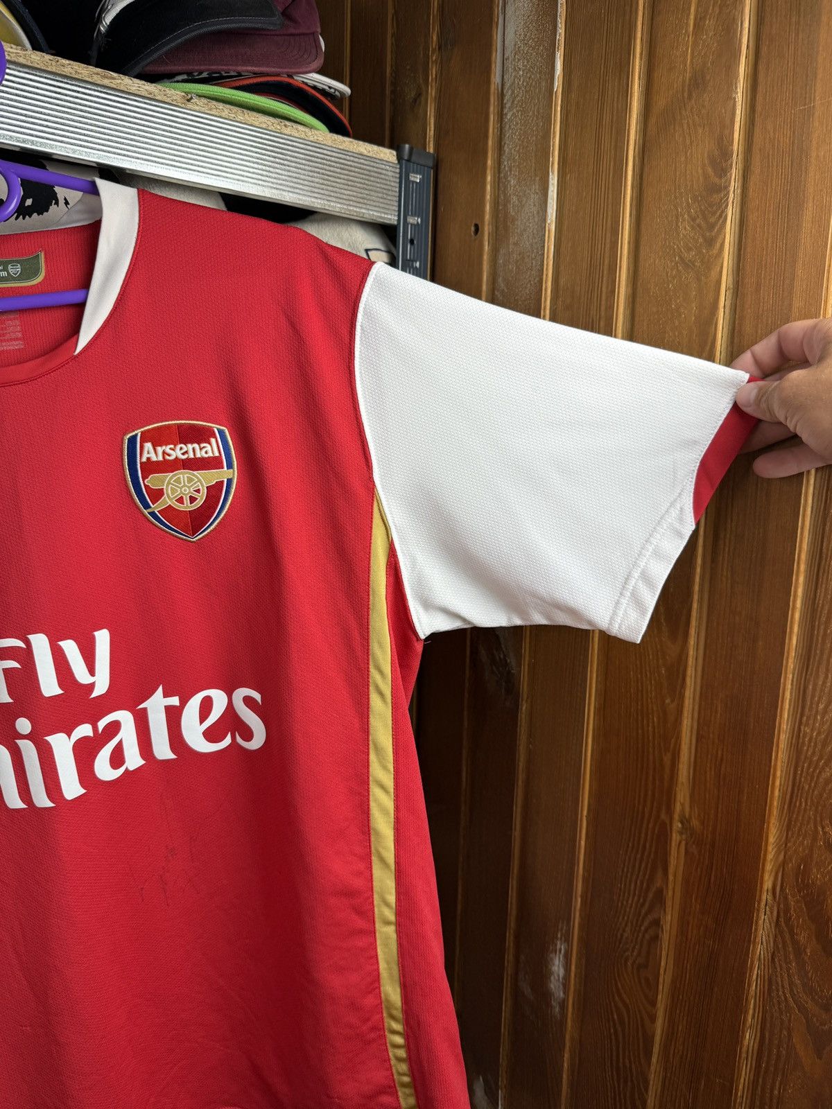 Vintage VINTAGE NIKE ARSENAL FLY EMIRATES TEE SOCCER JERSEY 00s Size US L / EU 52-54 / 3 - 7 Thumbnail